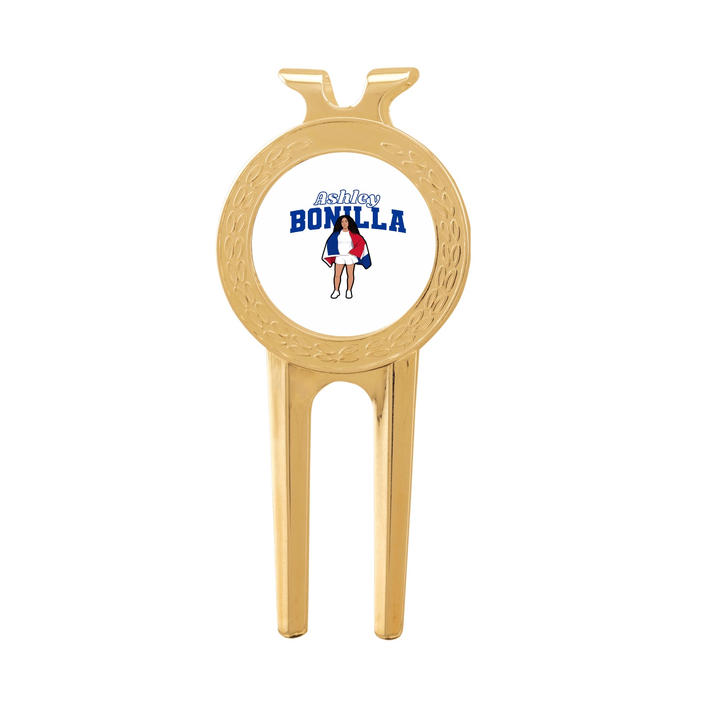 Divot Tool with Ball Marker — Name Arch in Classic