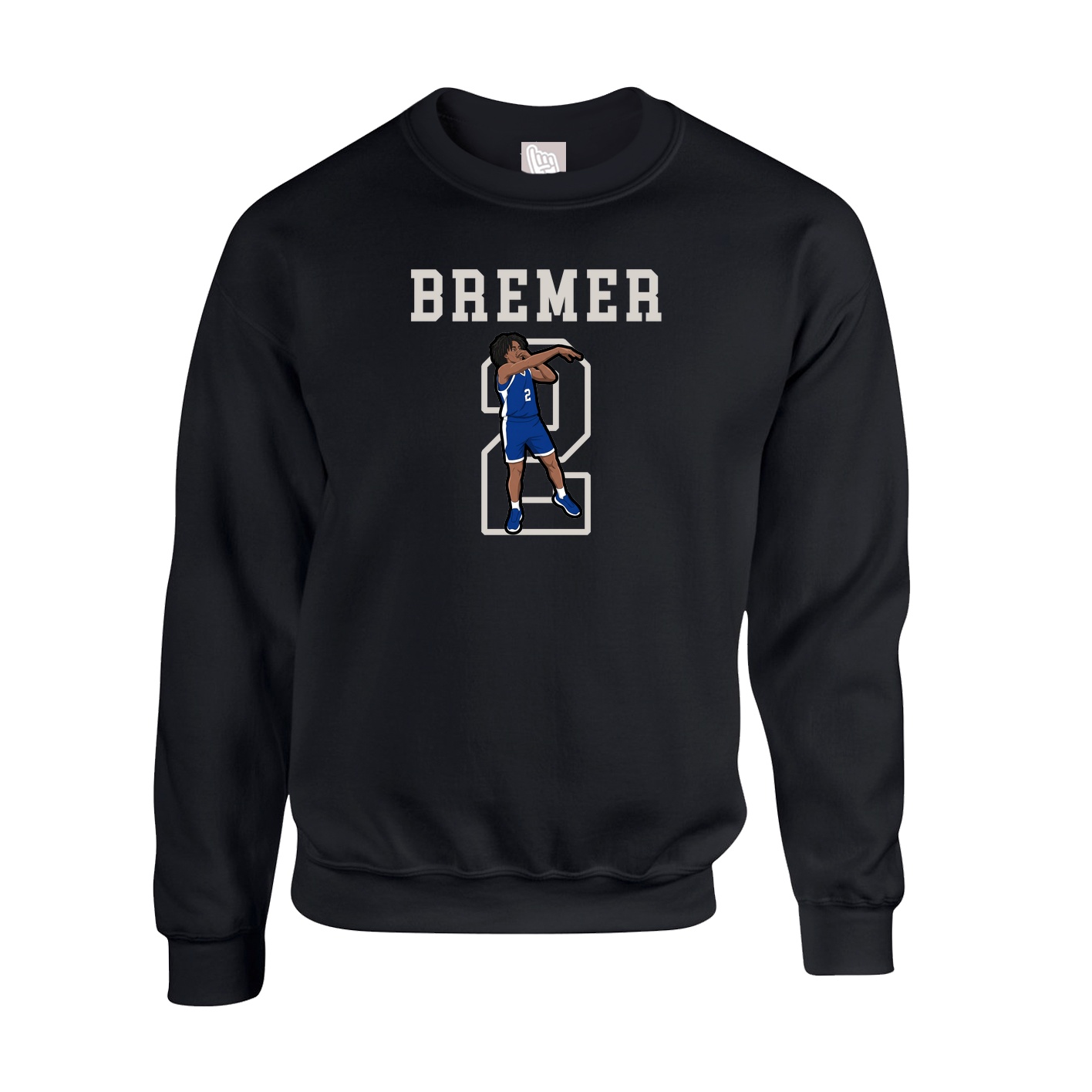 Fleece Crew — Shirsey in Black