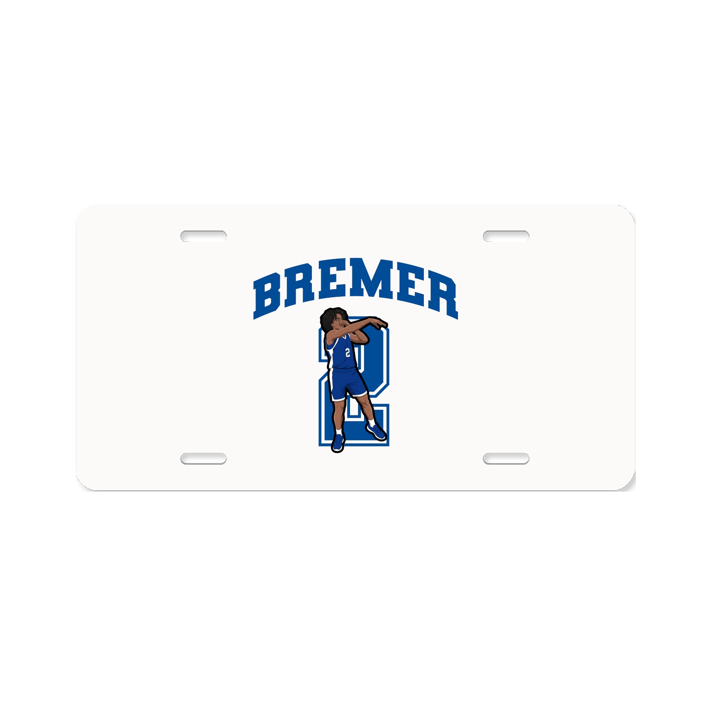License Plate — Number in Classic