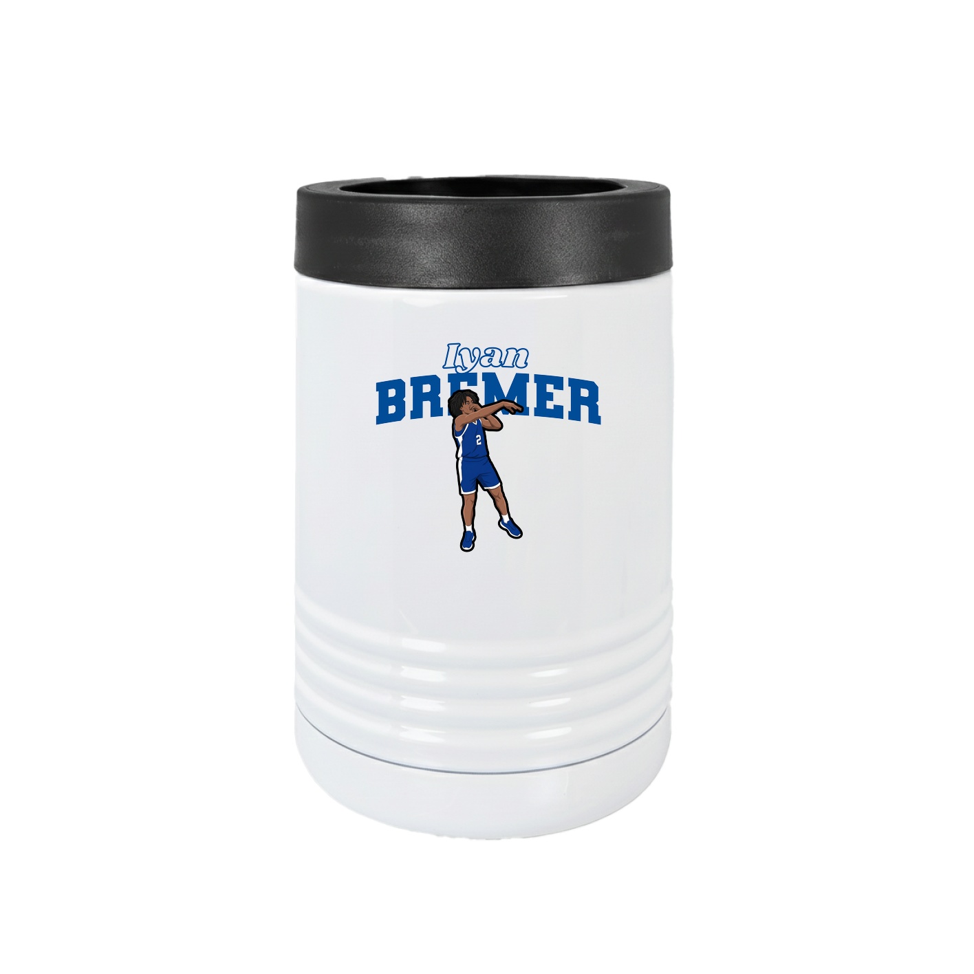 Beverage Holder — Name Arch in White
