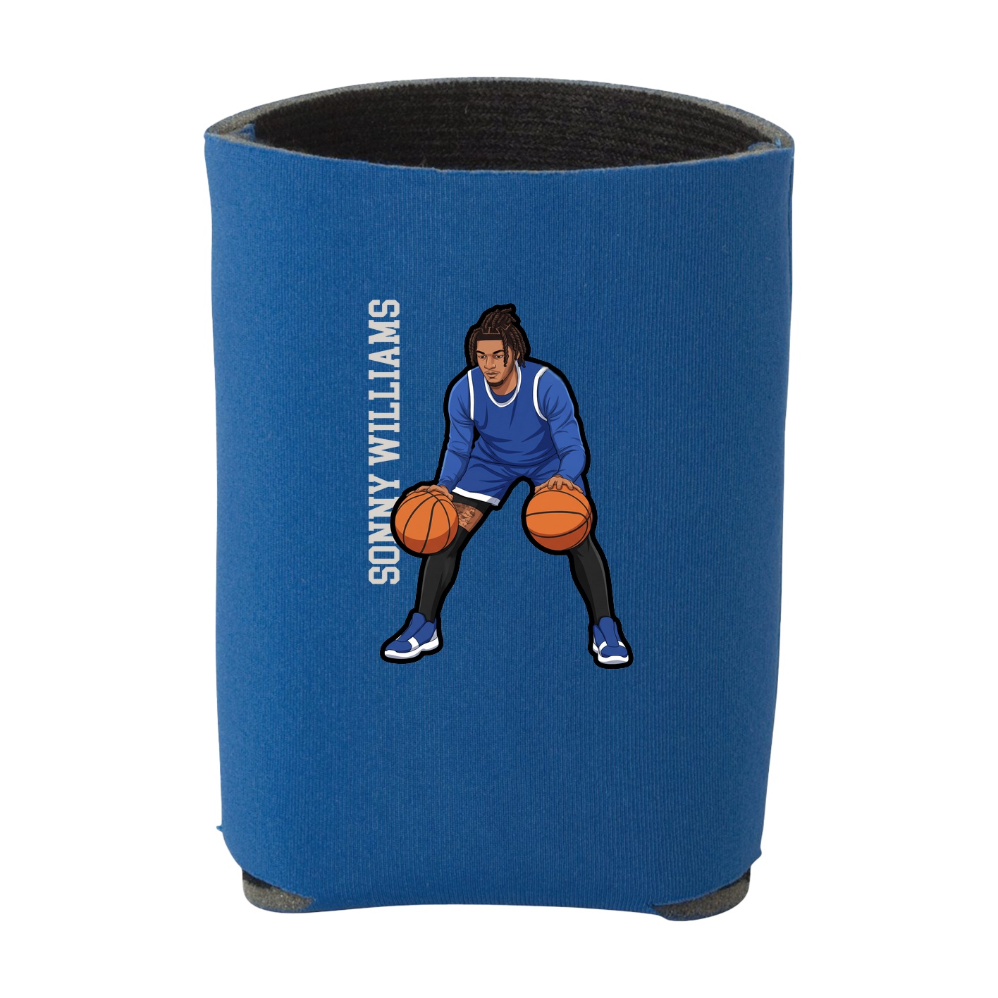 Can Holder — Name Vertical in Royal