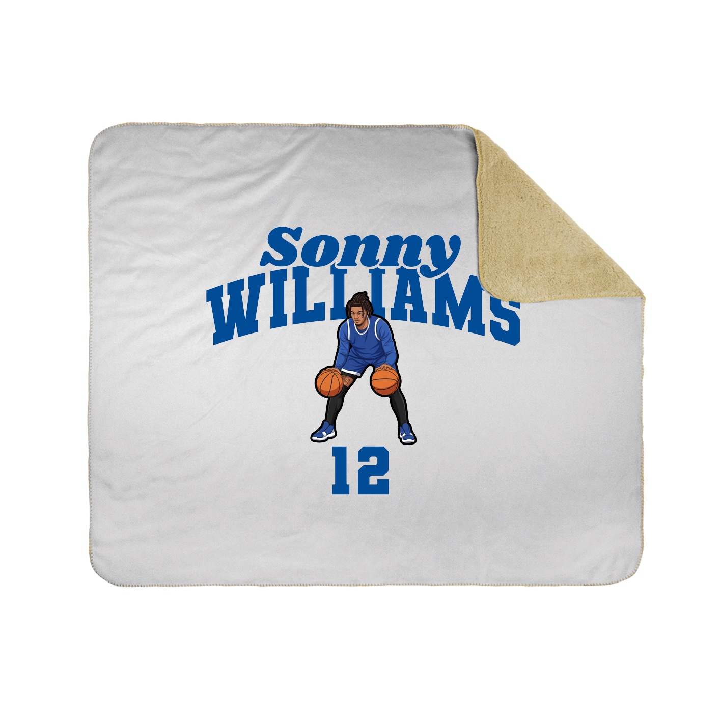 Throw Blanket — Signature Arch in White