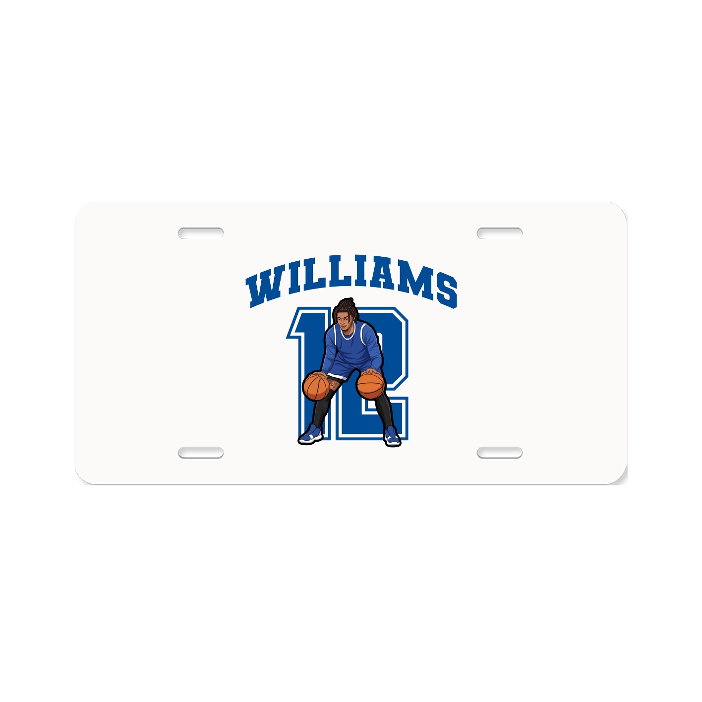 License Plate — Number in Classic