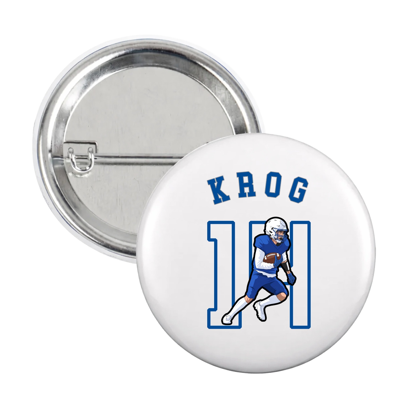 Game Day Button — Shirsey Arch in White