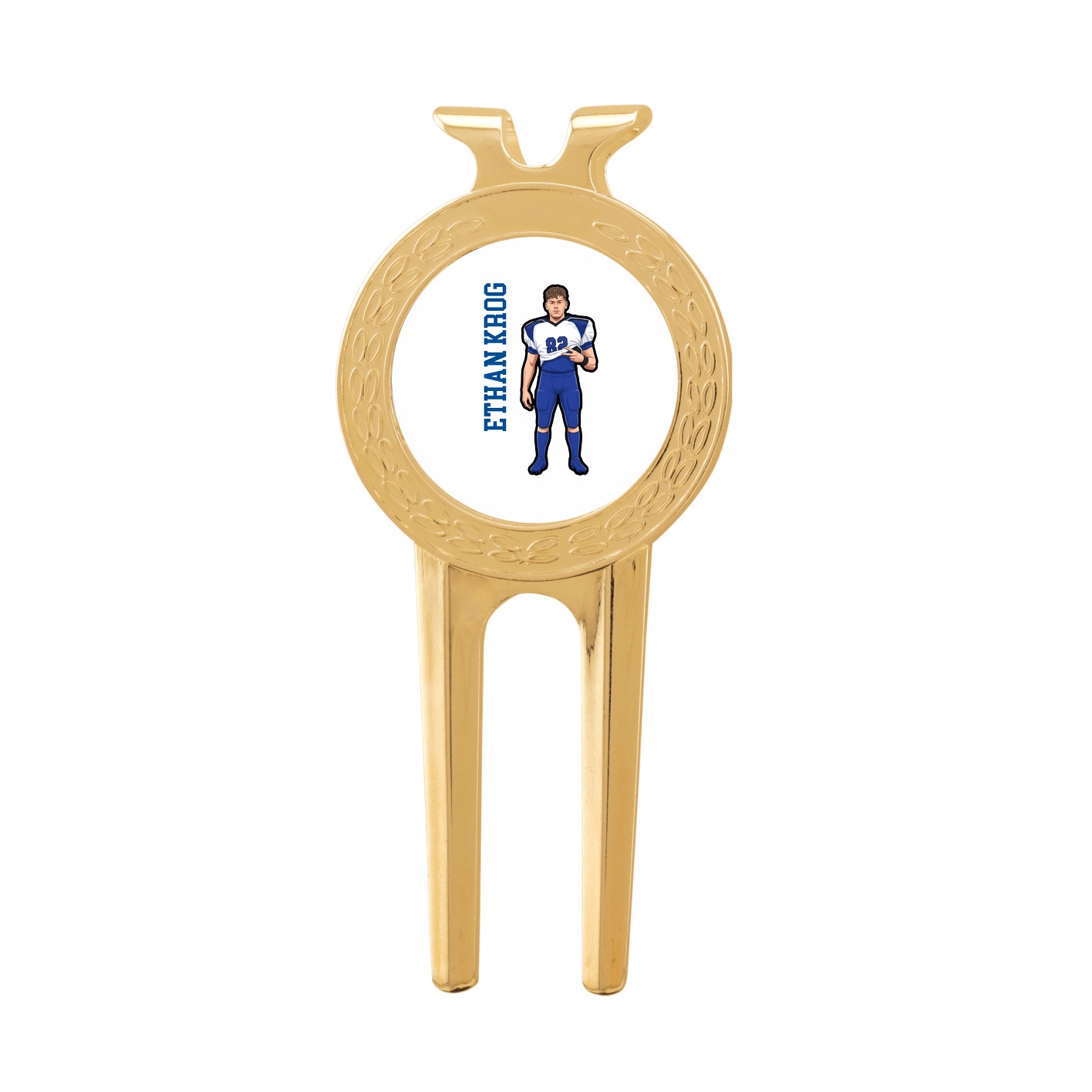 Divot Tool with Ball Marker — Name Vertical in Classic
