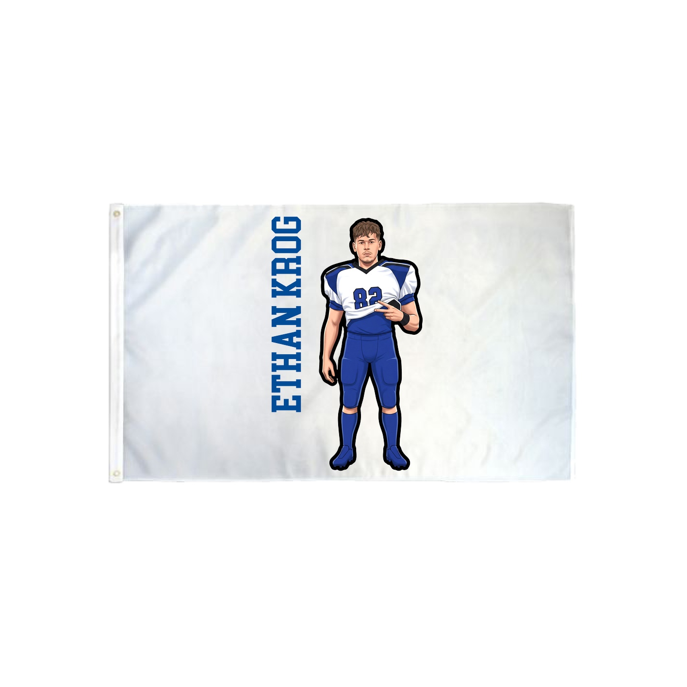 3x5 Flag — Name Vertical in Classic