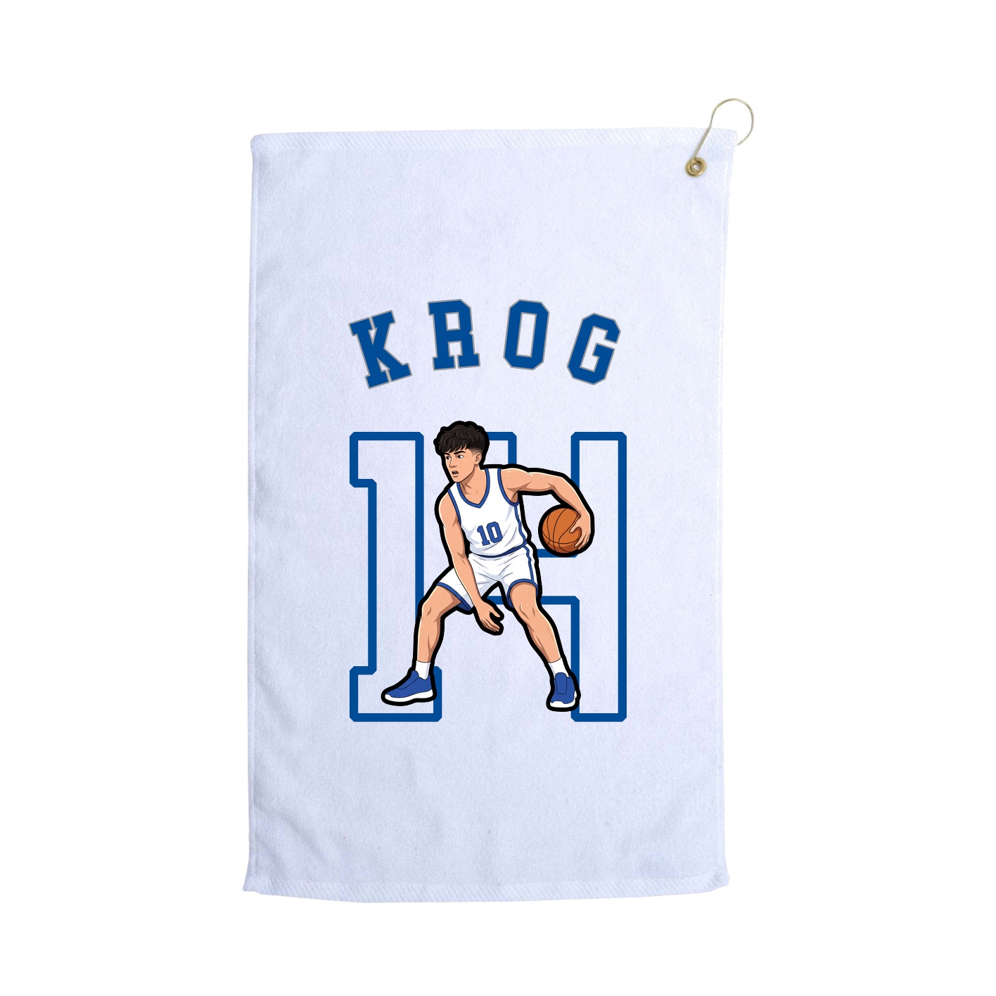 Golf Towel — Shirsey Arch in White