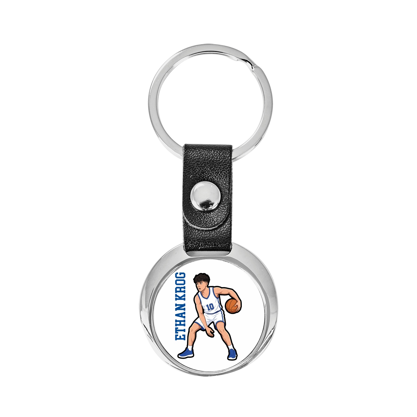 Key Chain — Name Vertical in Classic