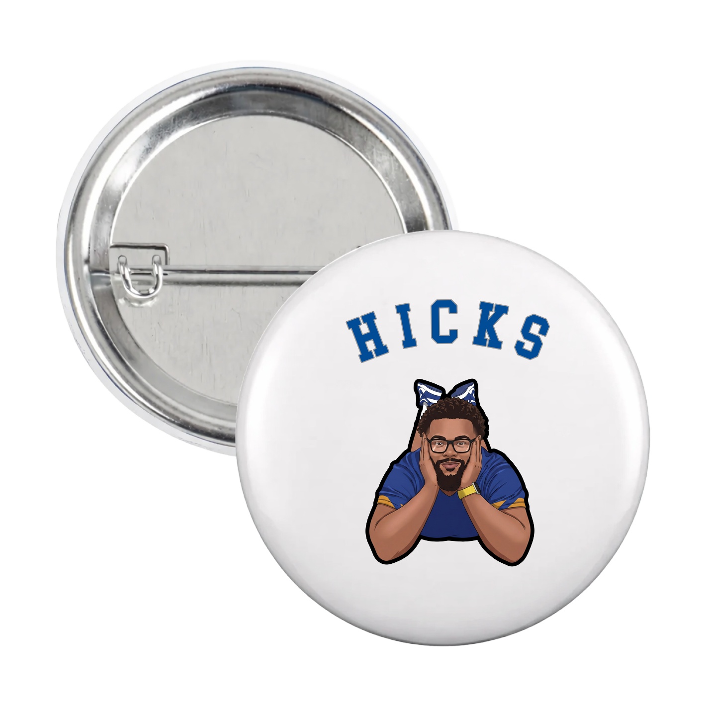 Game Day Button — Shirsey Arch in White