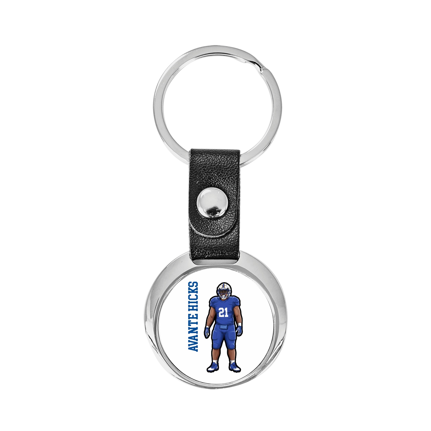 Key Chain — Name Vertical in Classic