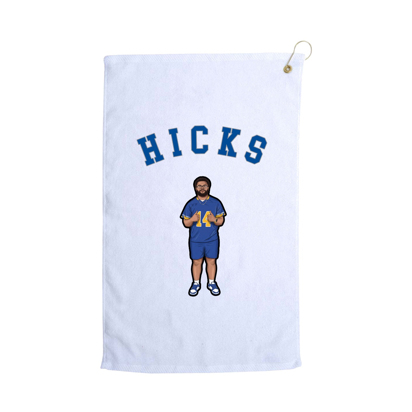 Golf Towel — Shirsey Arch in White