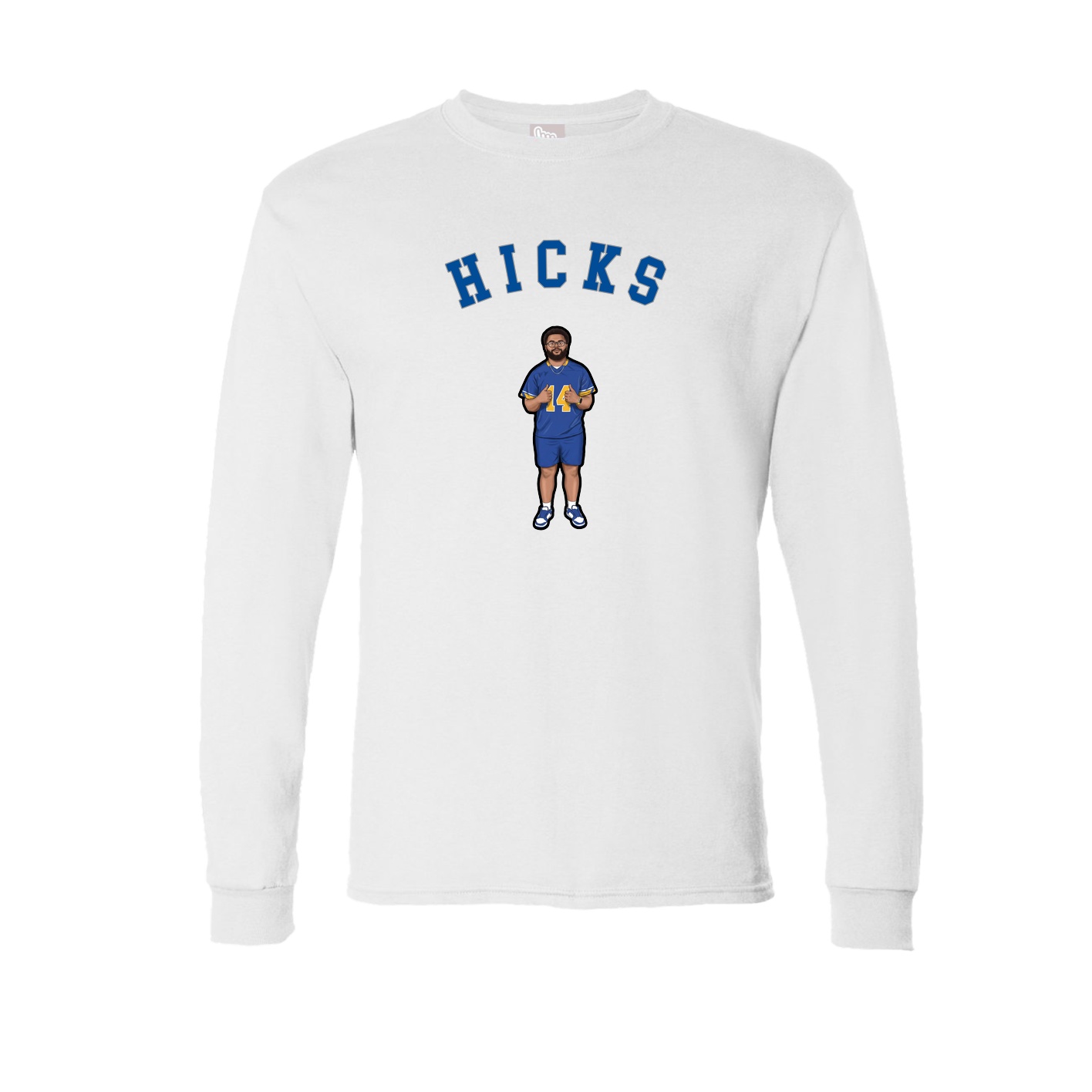 Long Sleeve Tee — Shirsey Arch in White