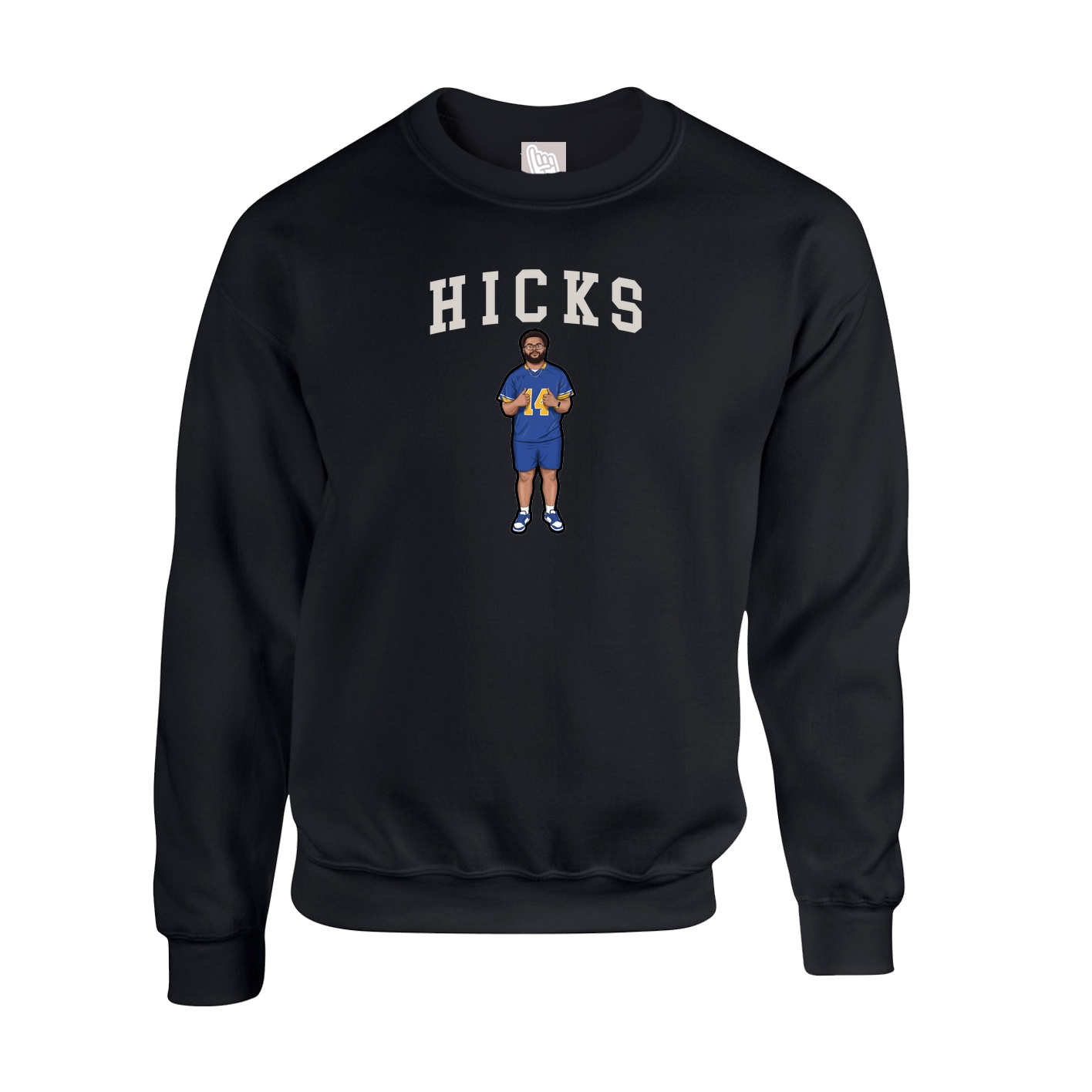 Fleece Crew — Shirsey in Black
