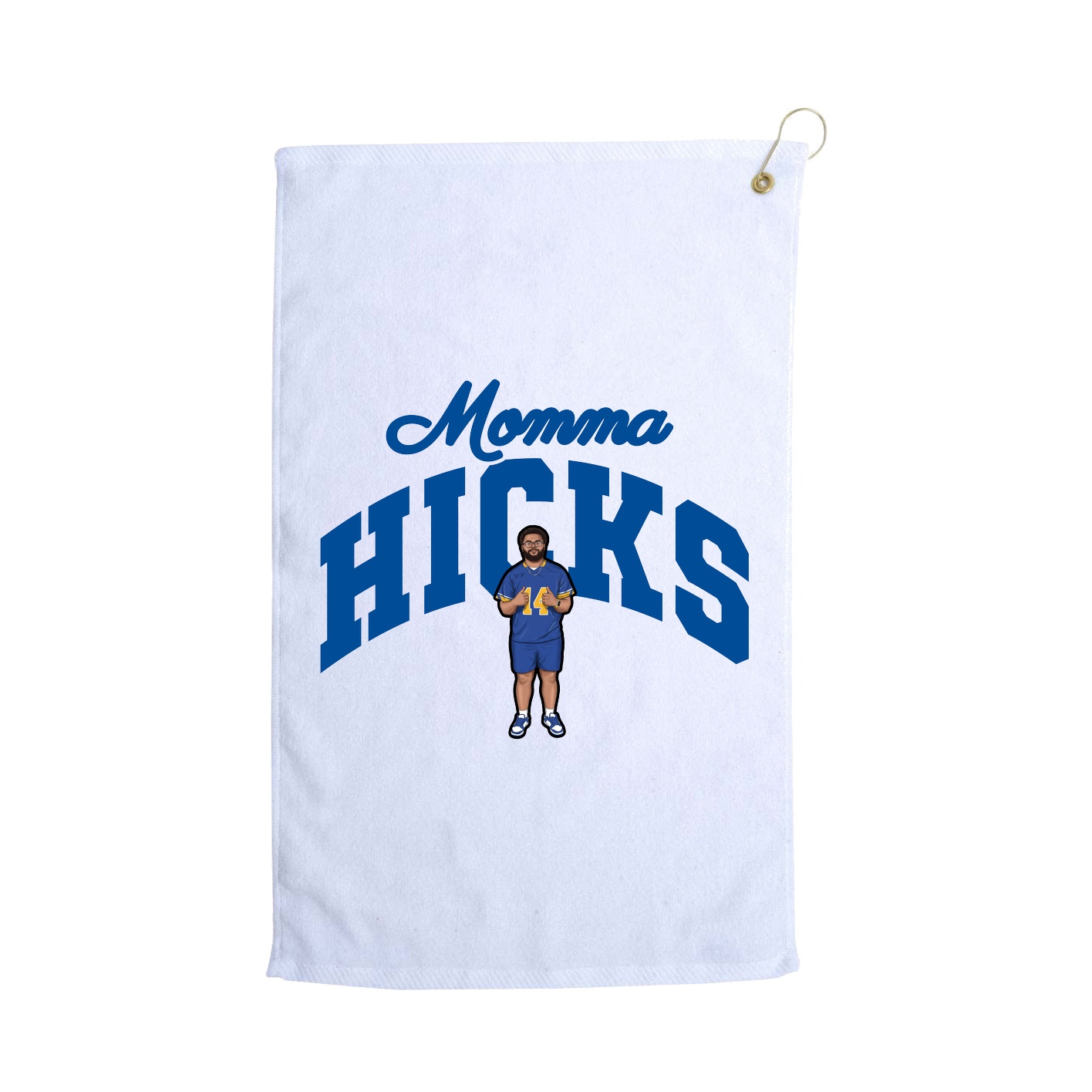 Golf Towel — Mothers Day Arch in White