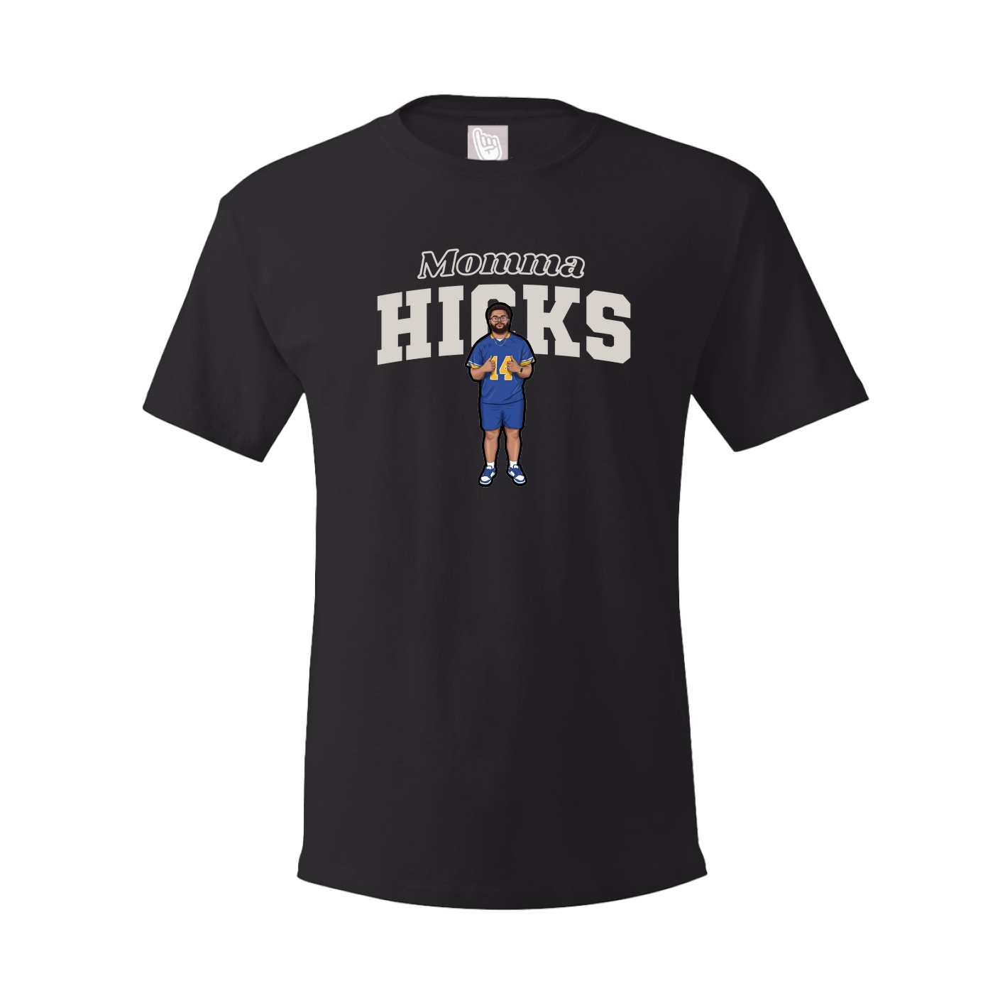 Youth Tee — Mothers Day Block in Black