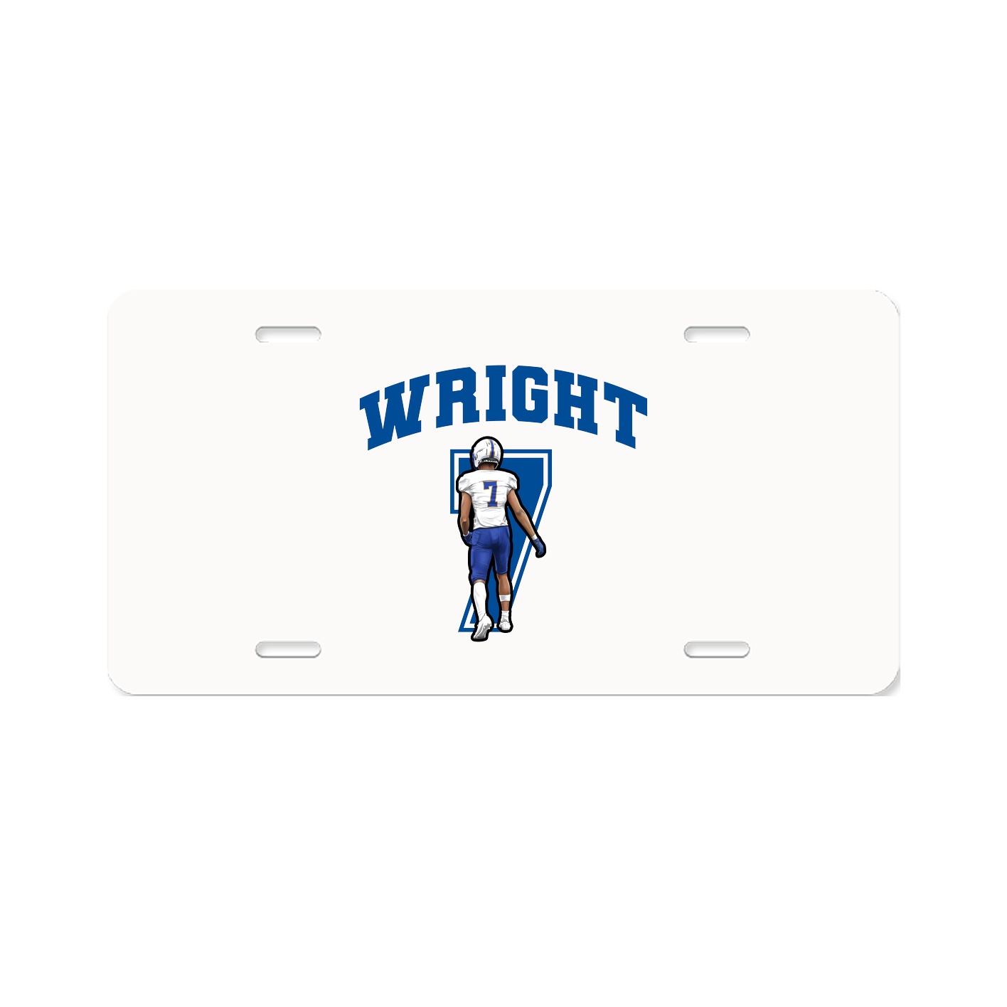 License Plate — Number in Classic