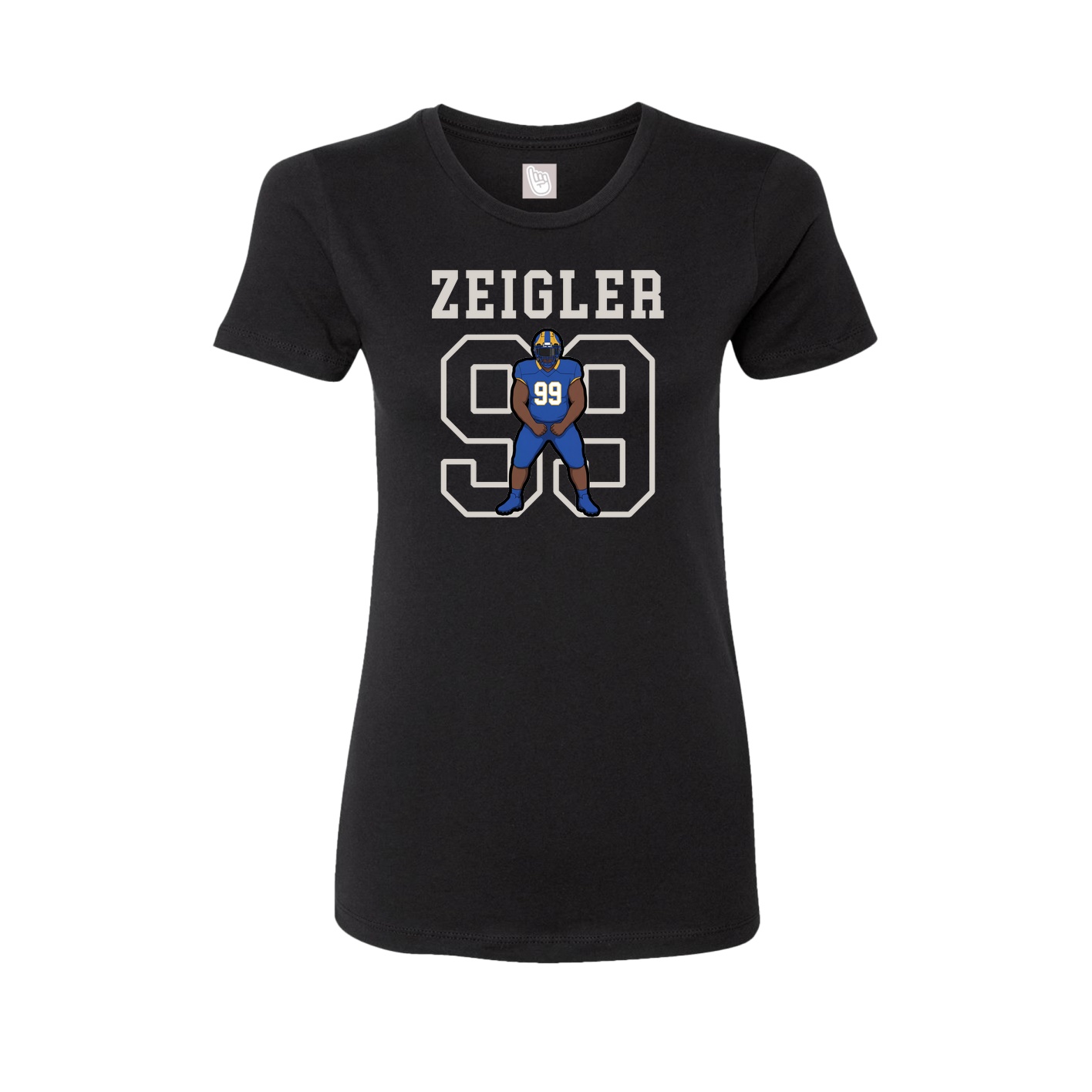 Fitted Women's Tee — Shirsey in Black
