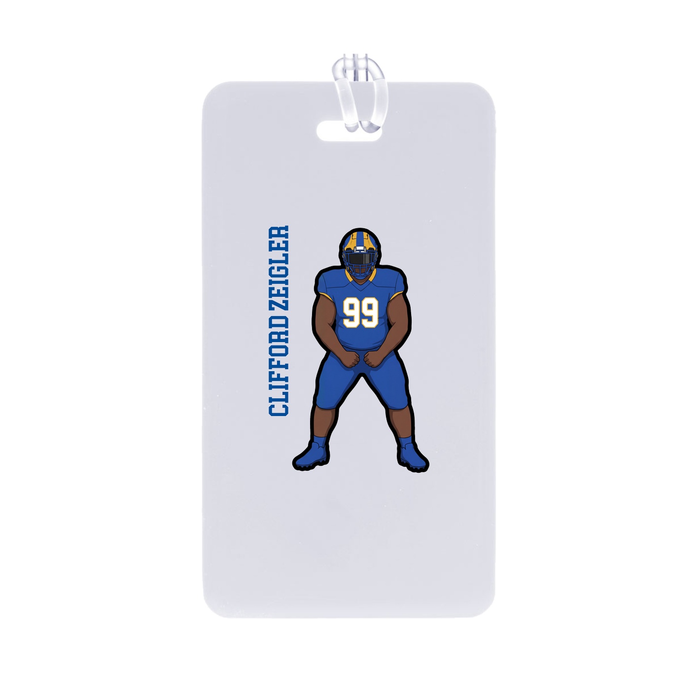 Bag Tag — Name Vertical in Classic