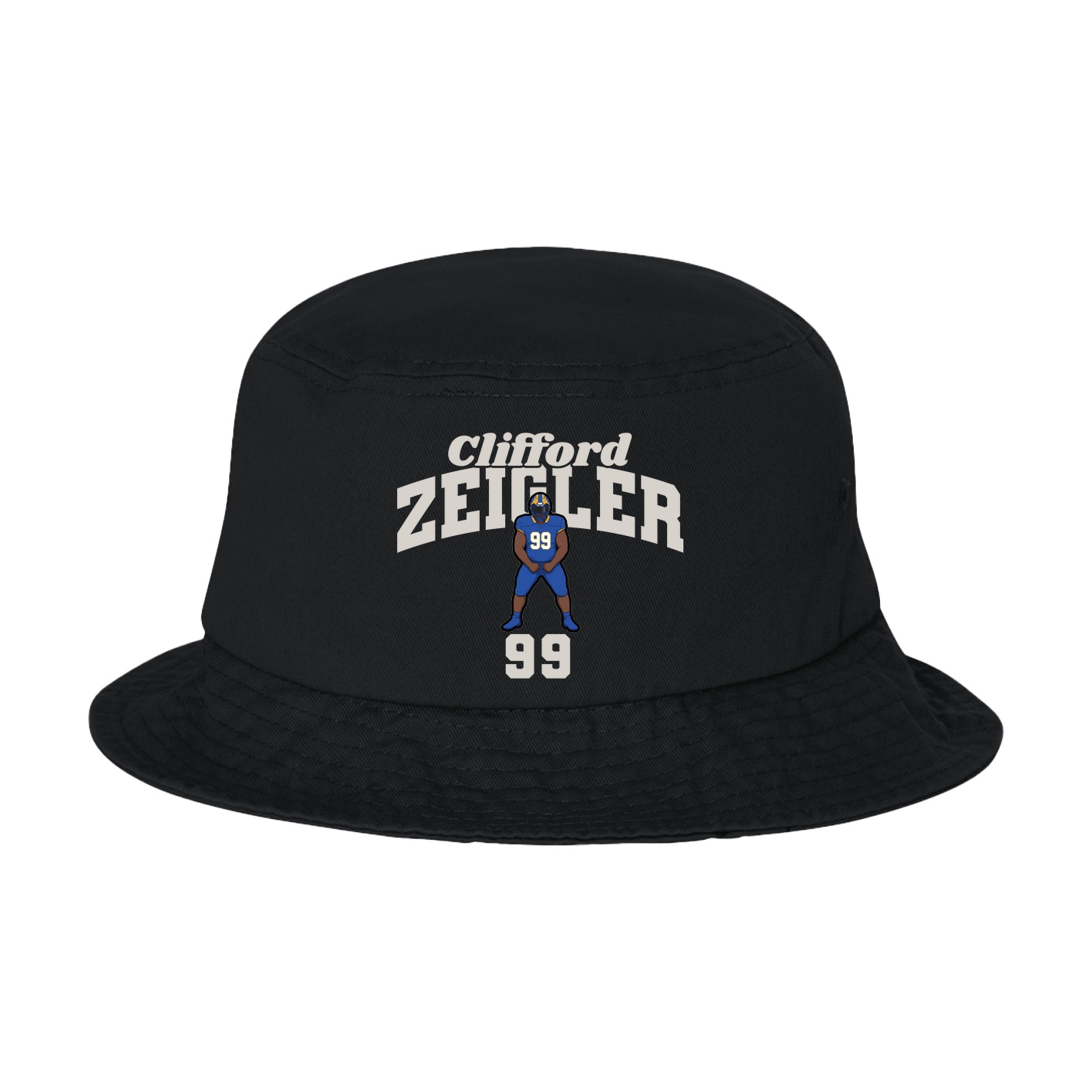 Bucket Cap — Signature Arch in Black