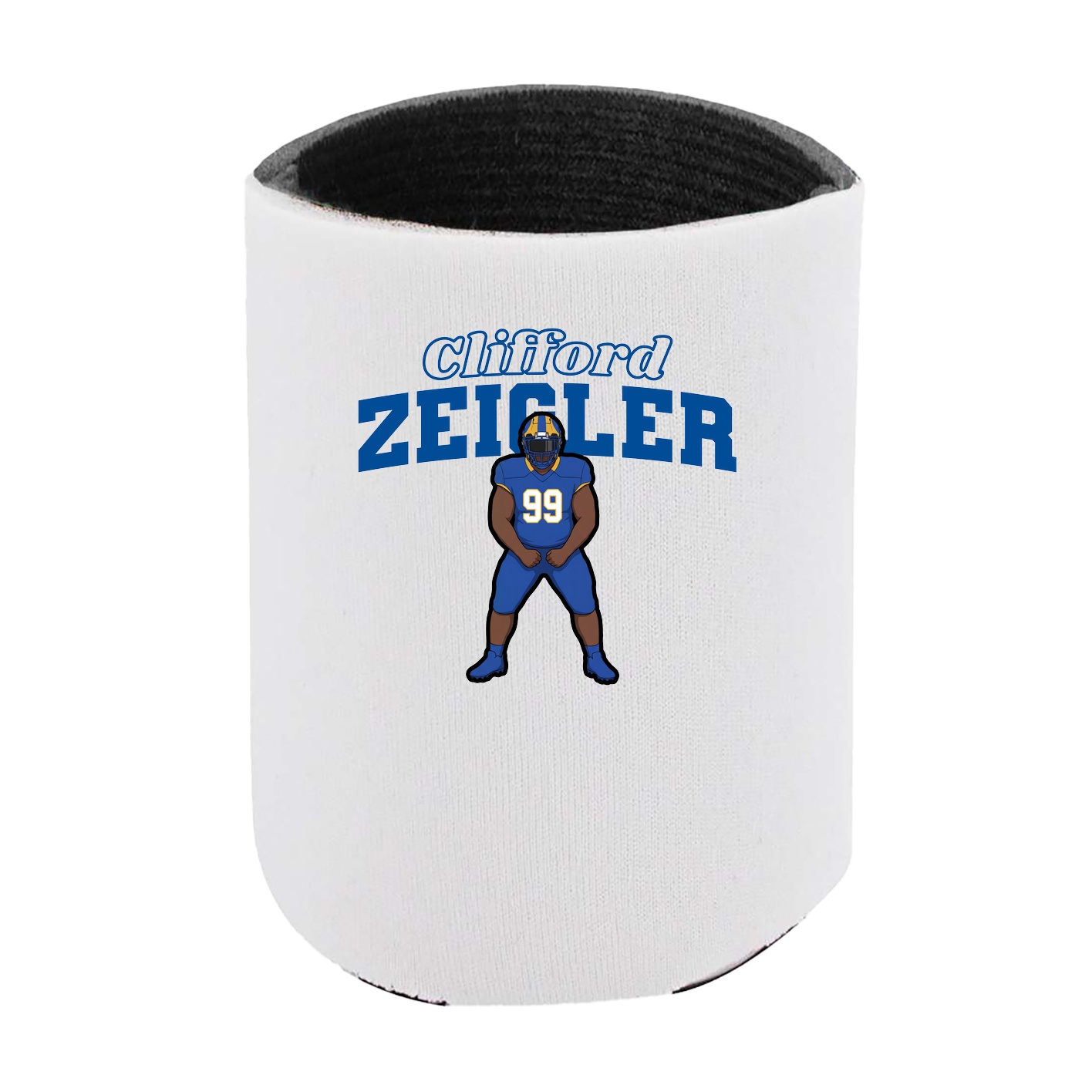 Can Holder — Name Arch in White
