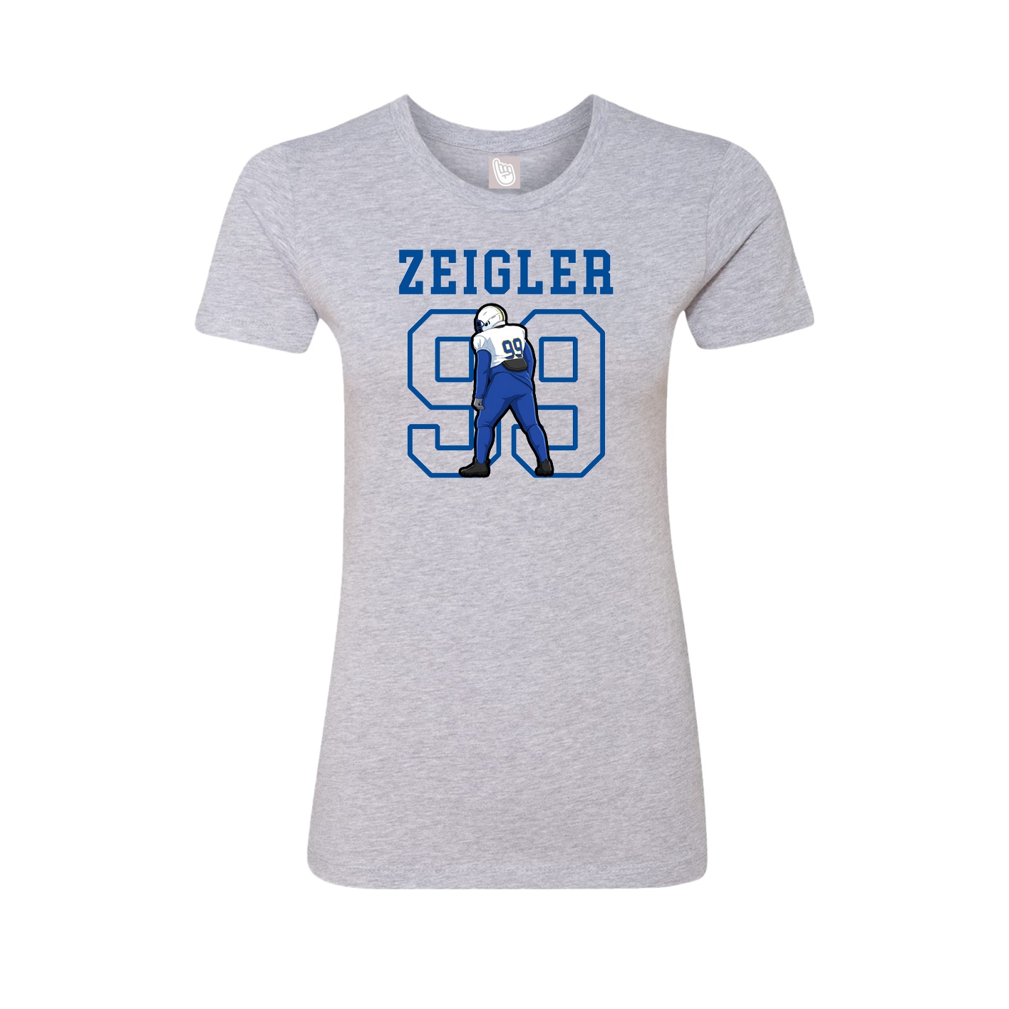 Fitted Women's Tee — Shirsey in Grey