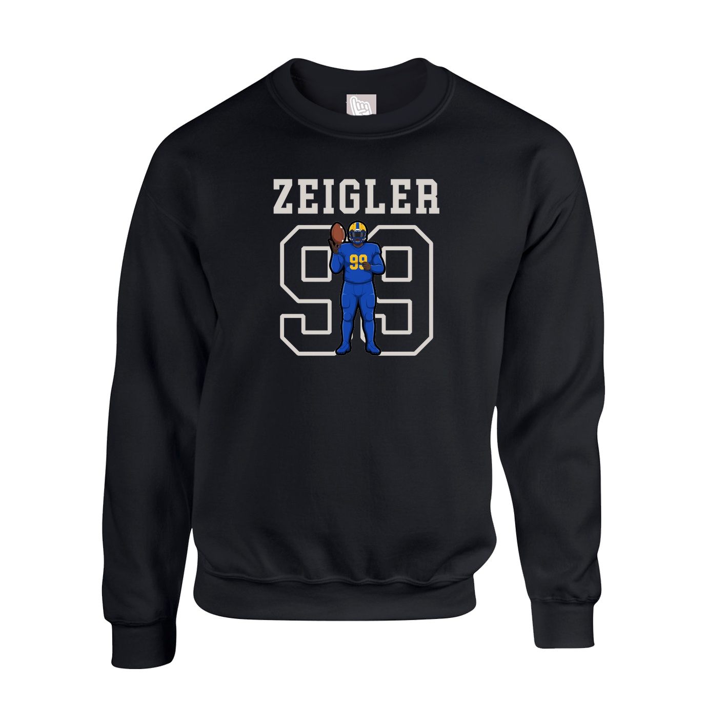 Fleece Crew — Shirsey in Black