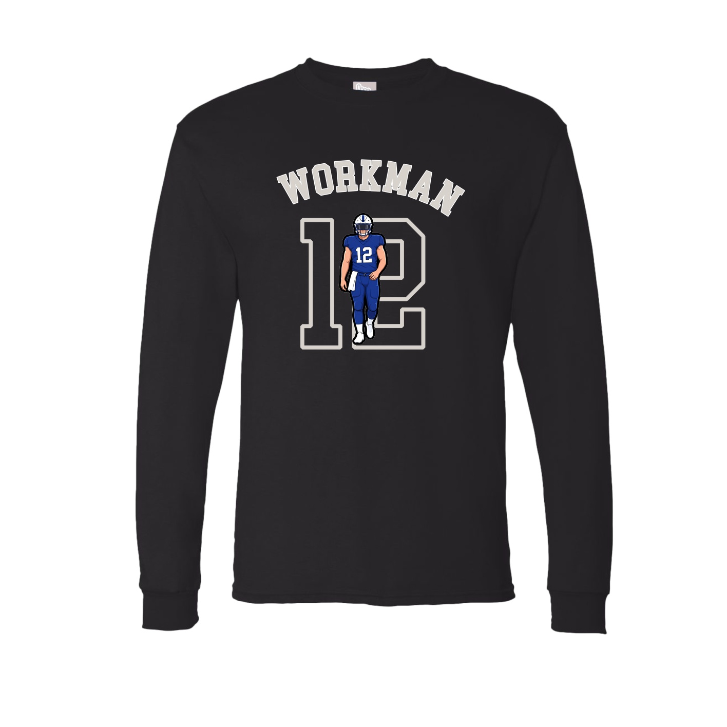 Long Sleeve Tee — Shirsey Arch in Black