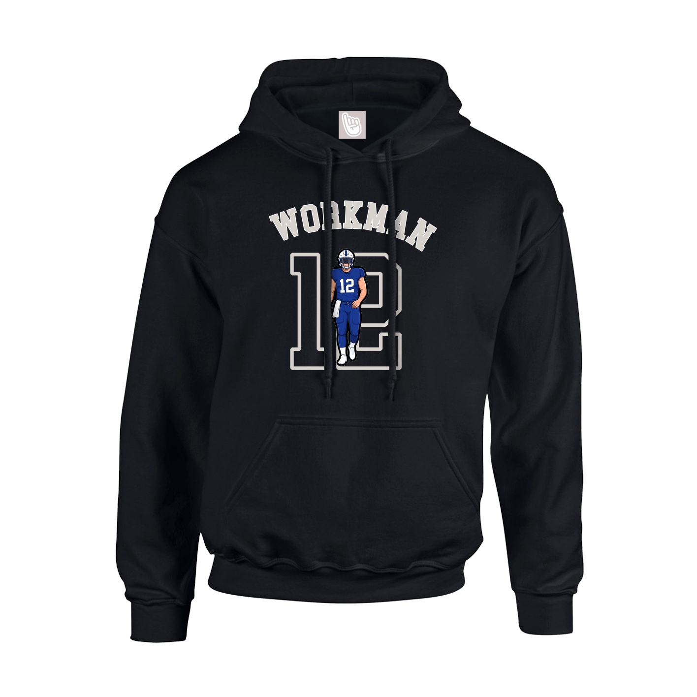 Youth Hoodie — Shirsey Arch in Black
