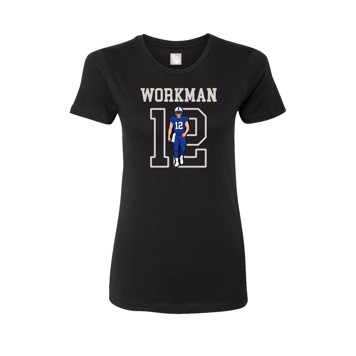 Fitted Women's Tee — Shirsey in Black