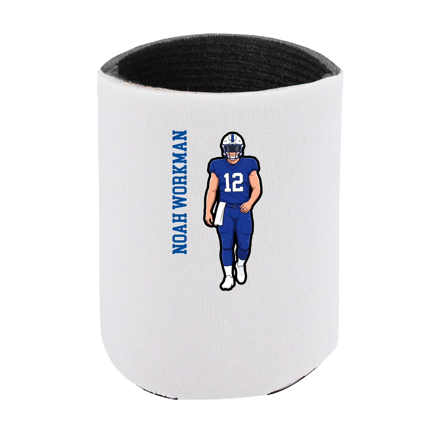 Can Holder — Name Vertical in White