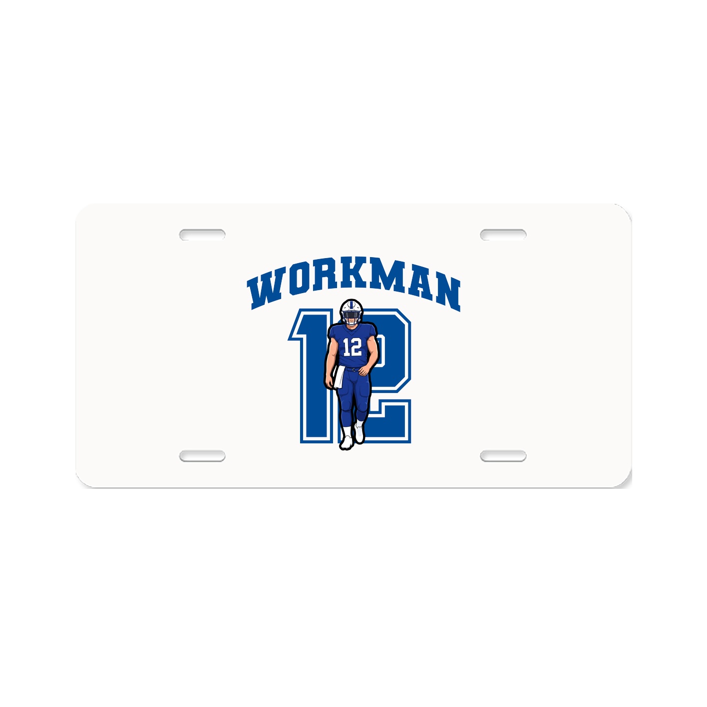 License Plate — Number in Classic