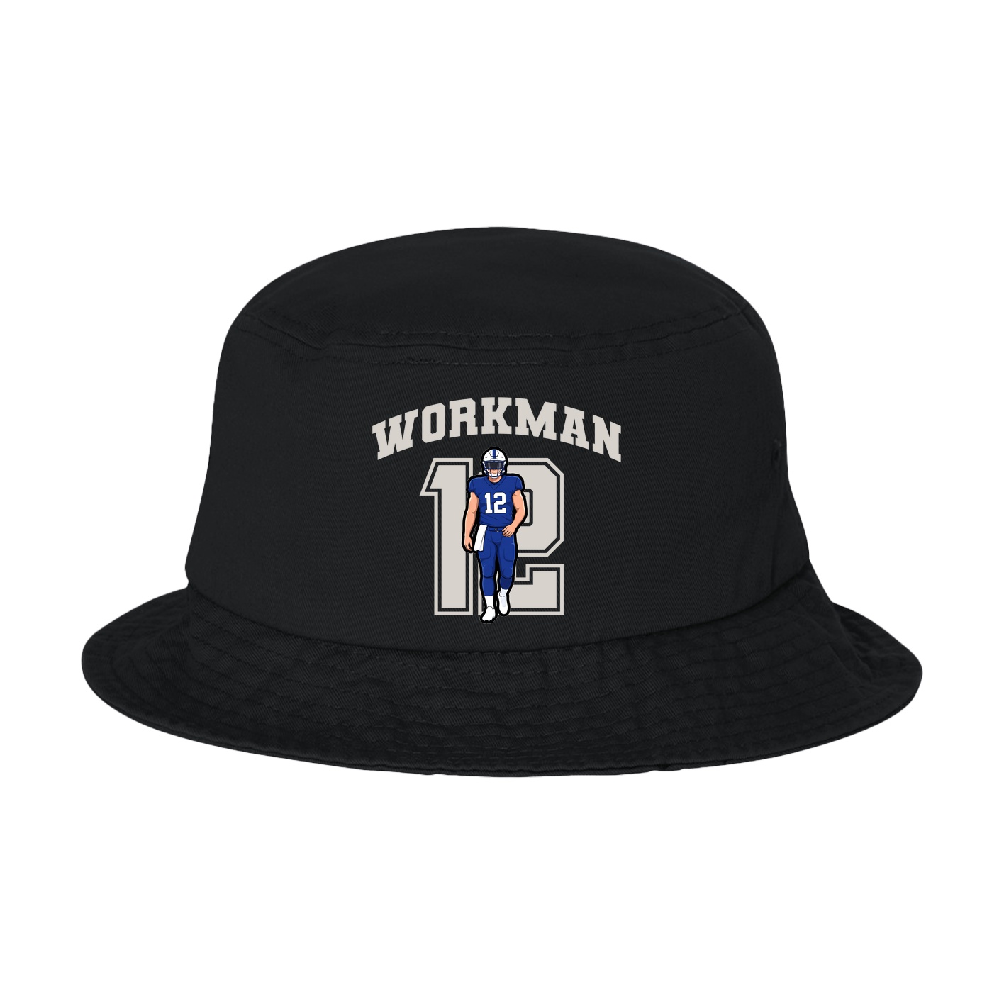 Bucket Cap — Number in Black