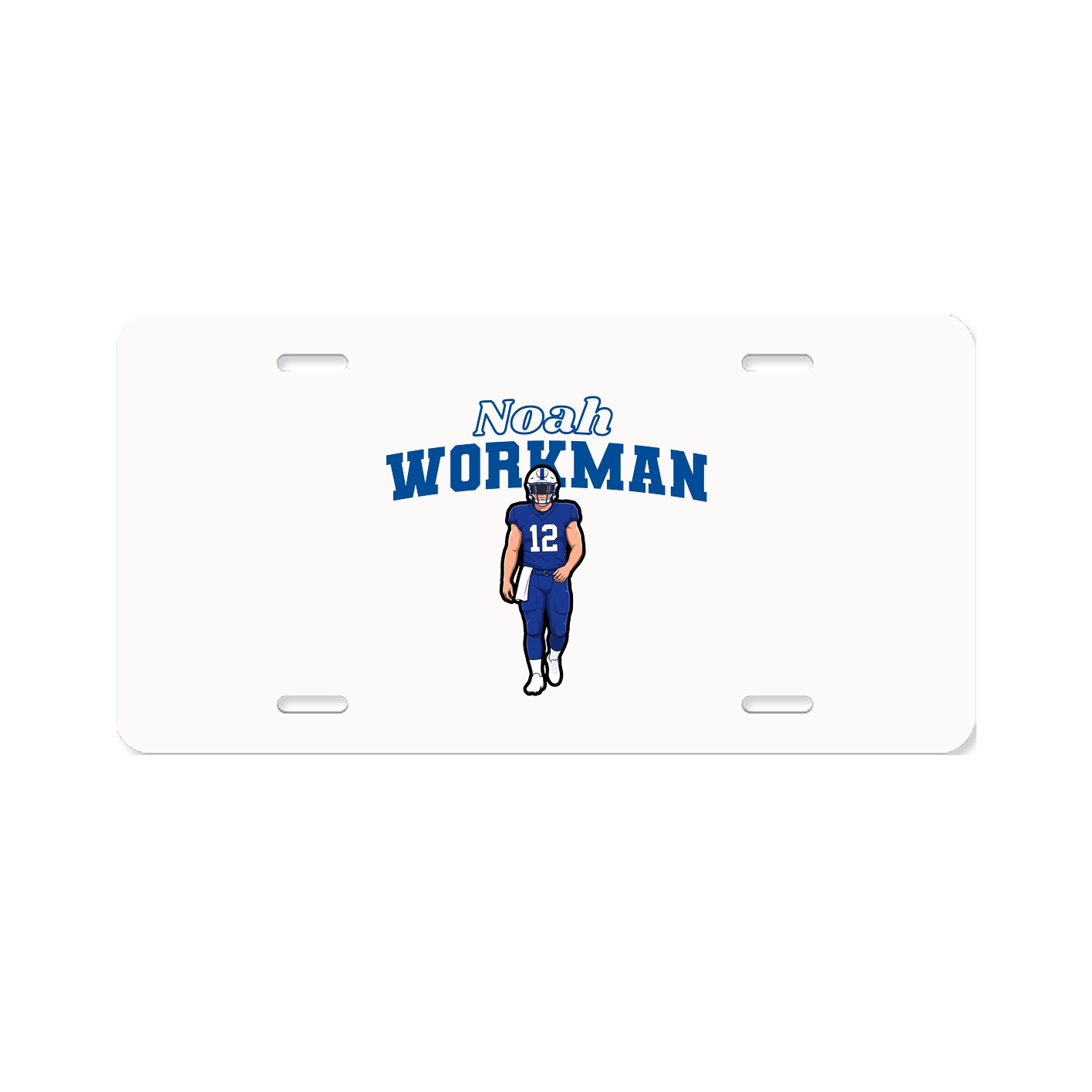 License Plate — Name Arch in Classic