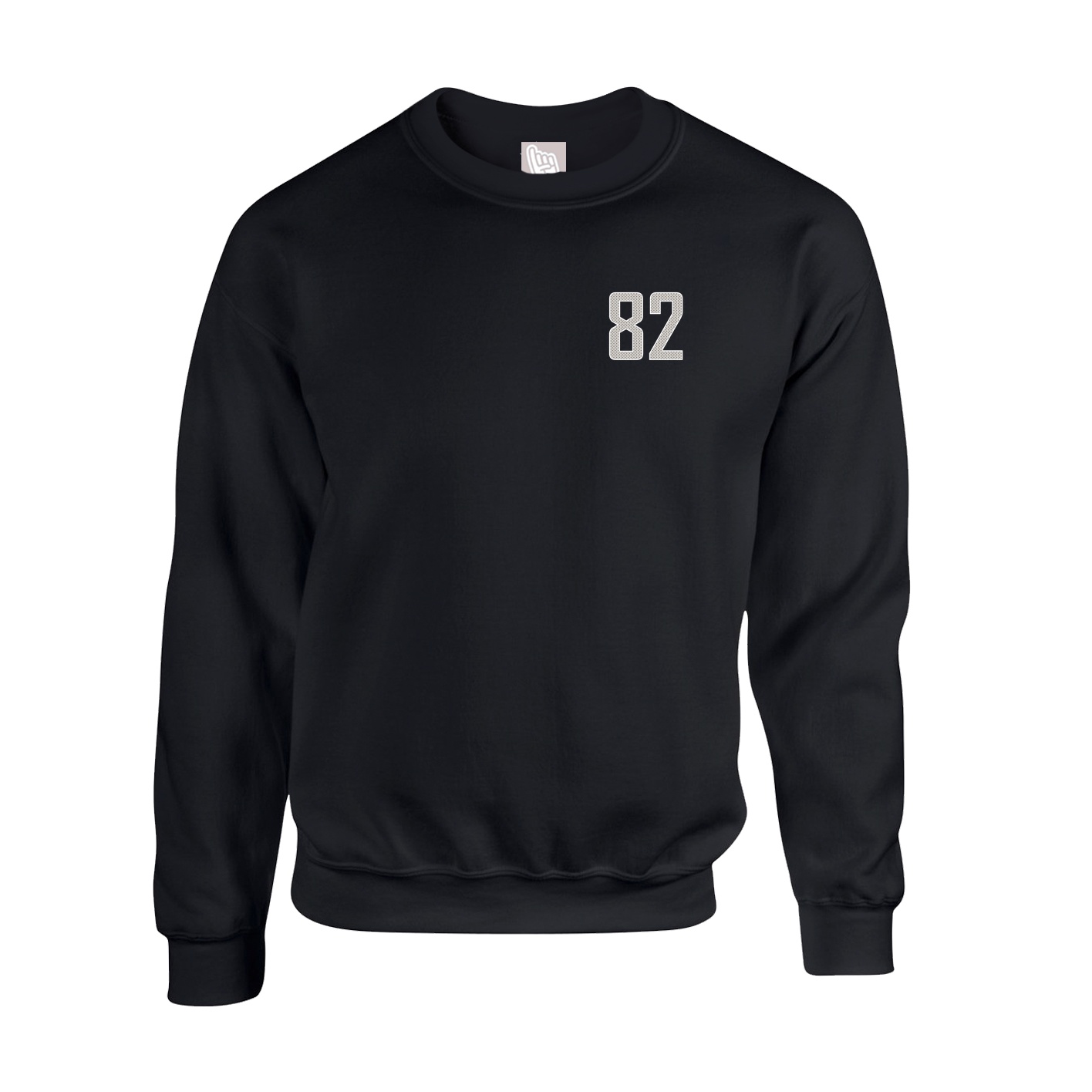 Fleece Crew — Front Shirsy in Black