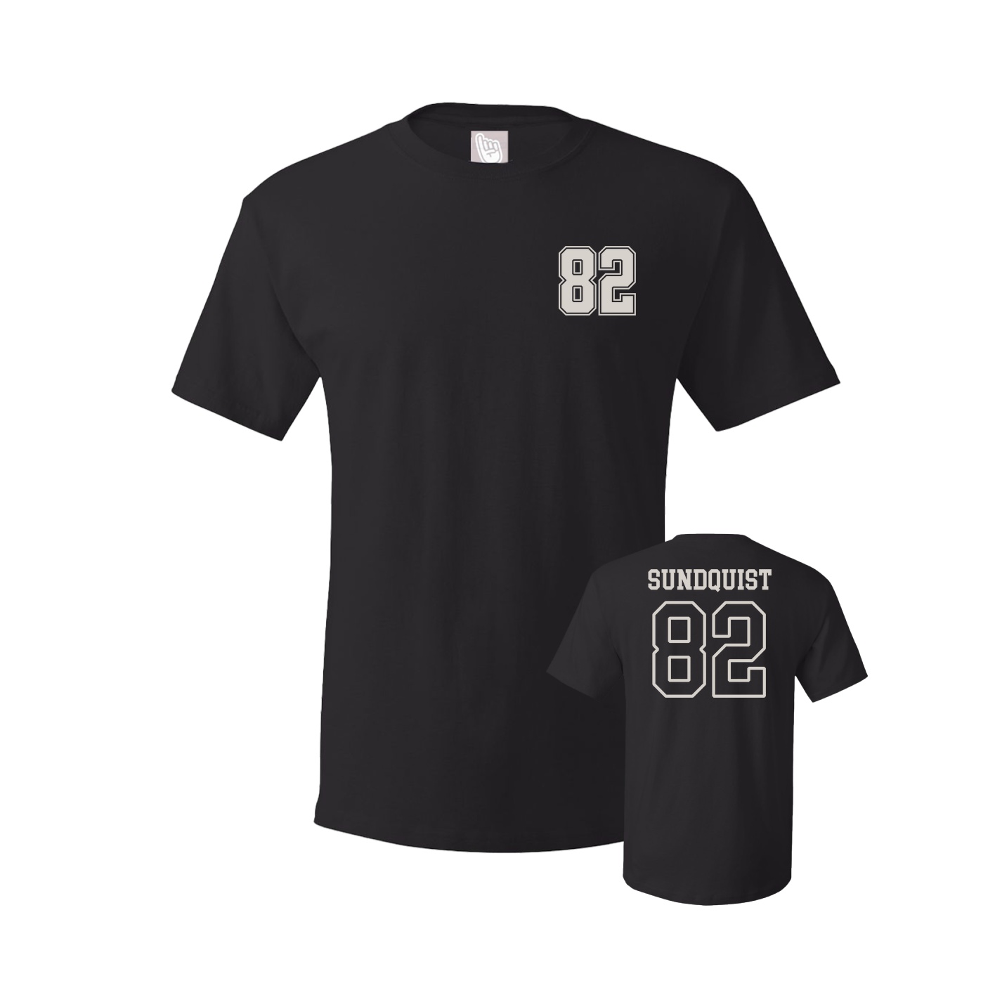 Youth Tee — Chest Back in Black
