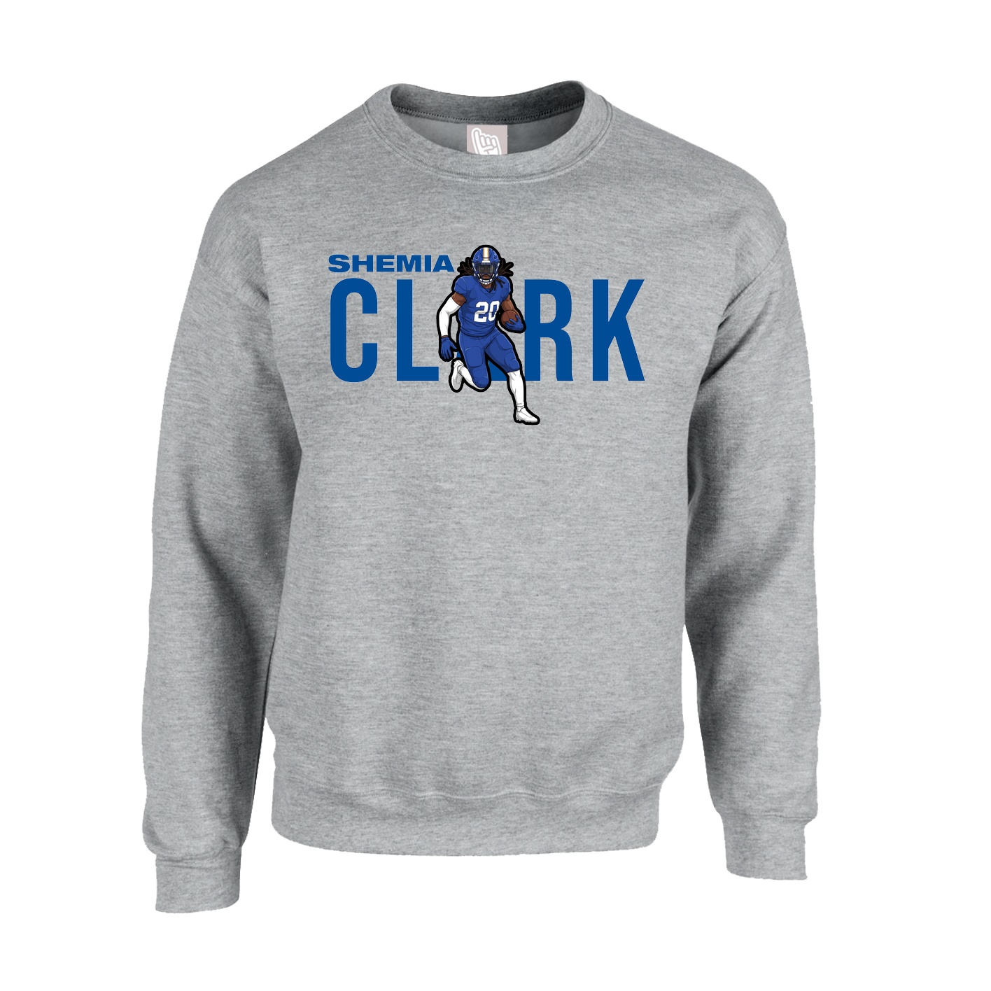 Fleece Crew — Player Name in Grey