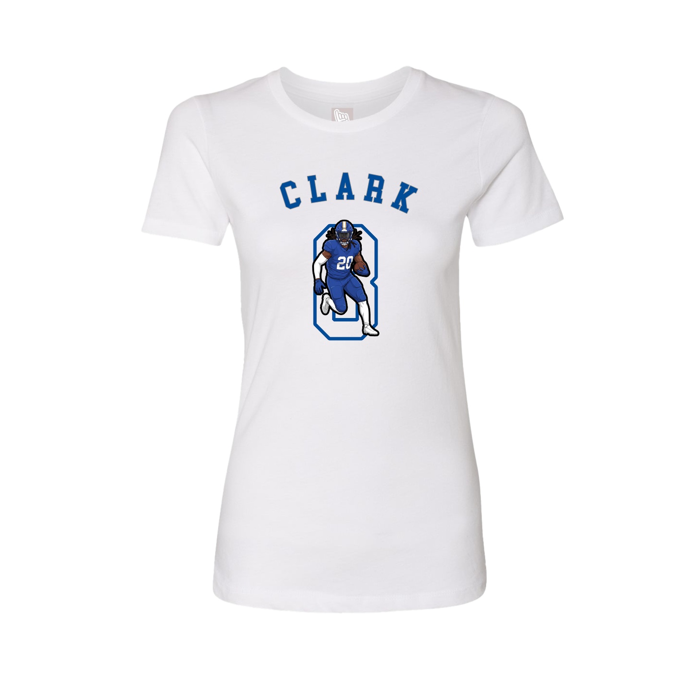 Fitted Women's Tee — Shirsey Arch in White