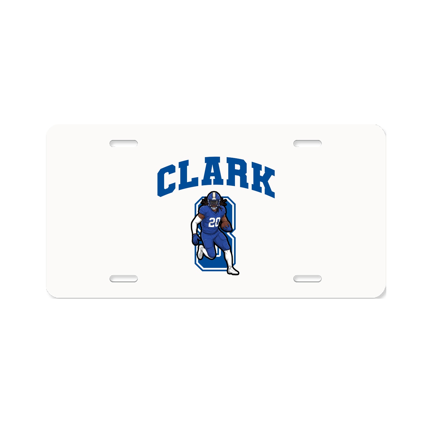 License Plate — Number in Classic