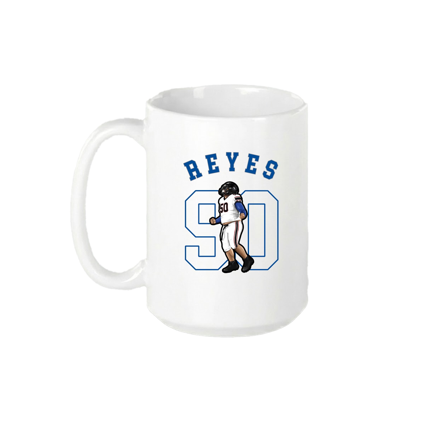 15oz Coffee Mug — Shirsey Arch in White