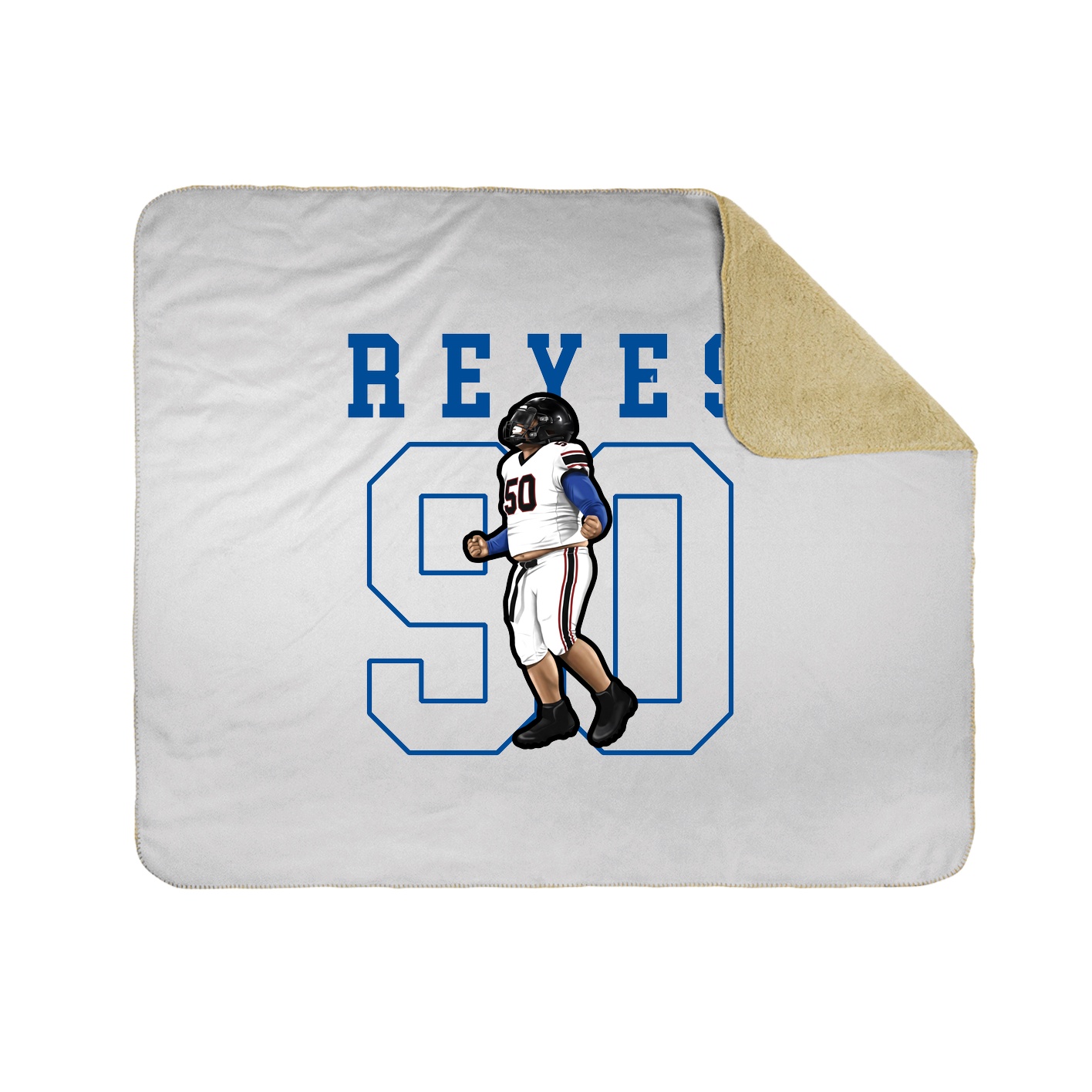 50x60 Sherpa Lined Throw Blanket