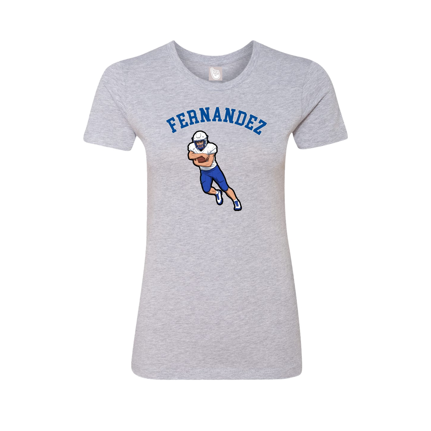 Fitted Women's Tee — Shirsey Arch in Grey