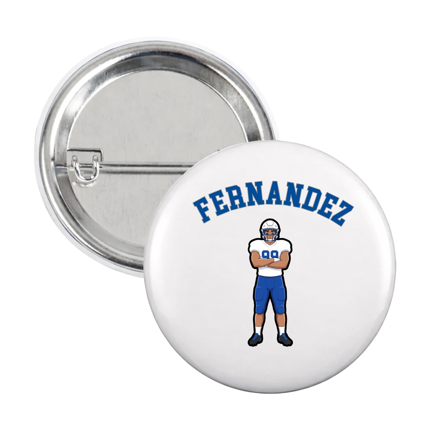 Game Day Button — Shirsey Arch in White