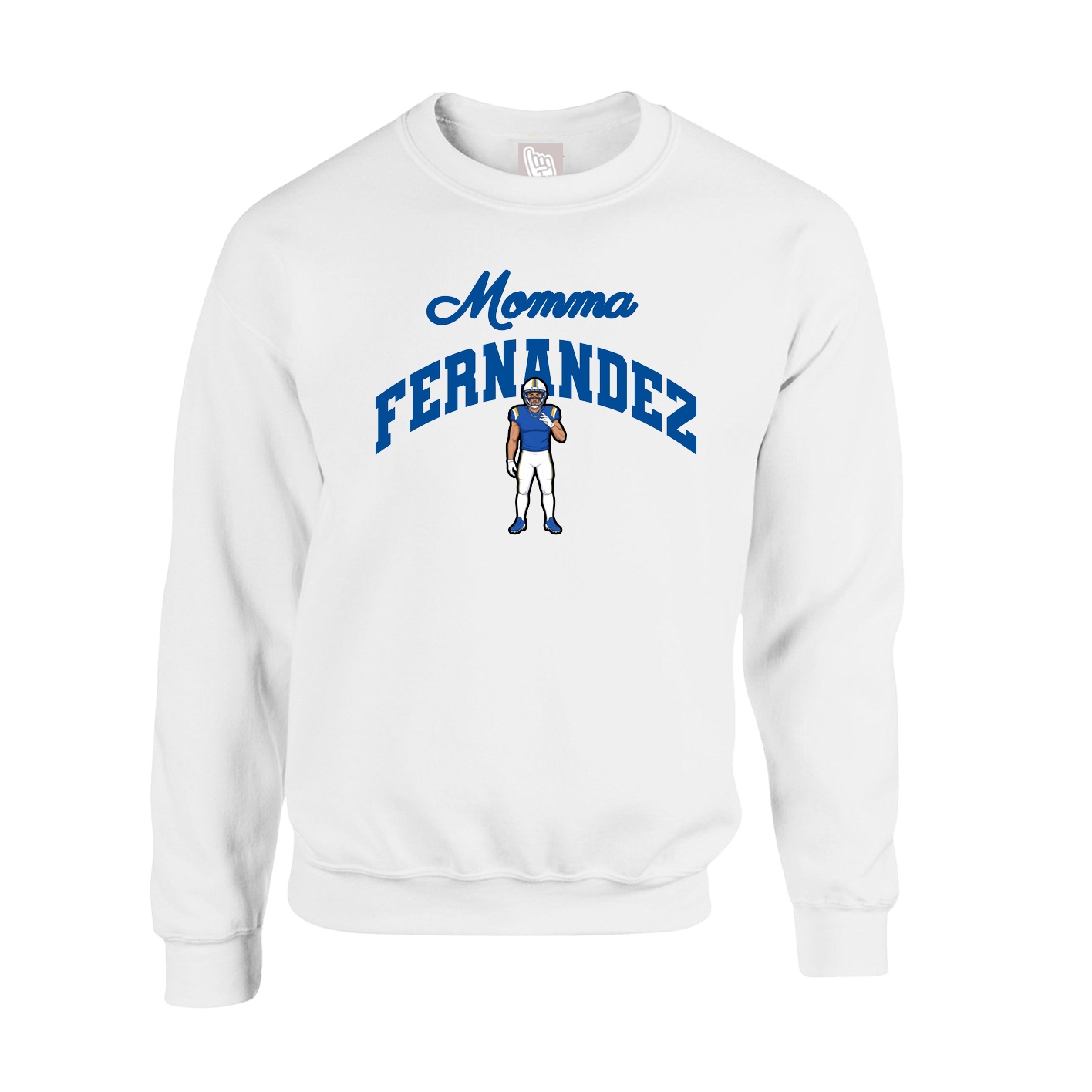 Fleece Crew — Mothers Day Arch in White