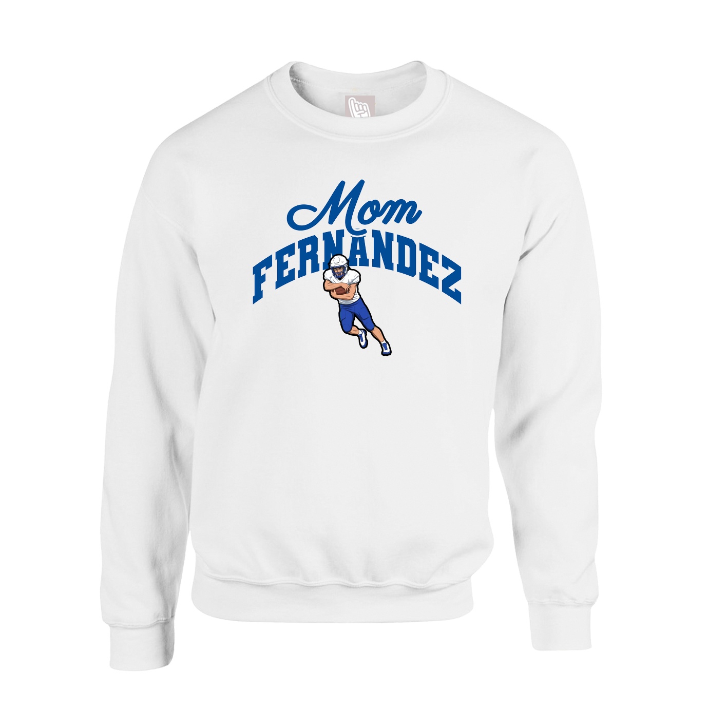 Fleece Crew — Mothers Day Arch in White