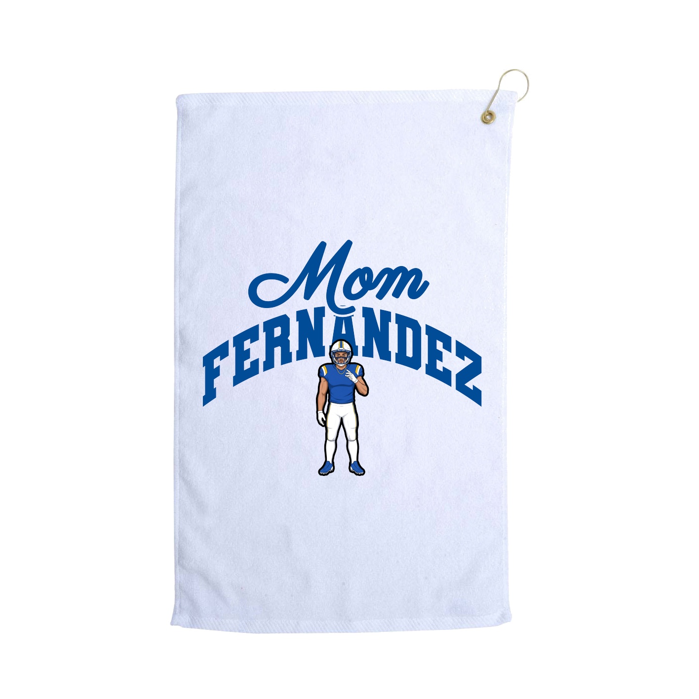 Golf Towel — Mothers Day Arch in White