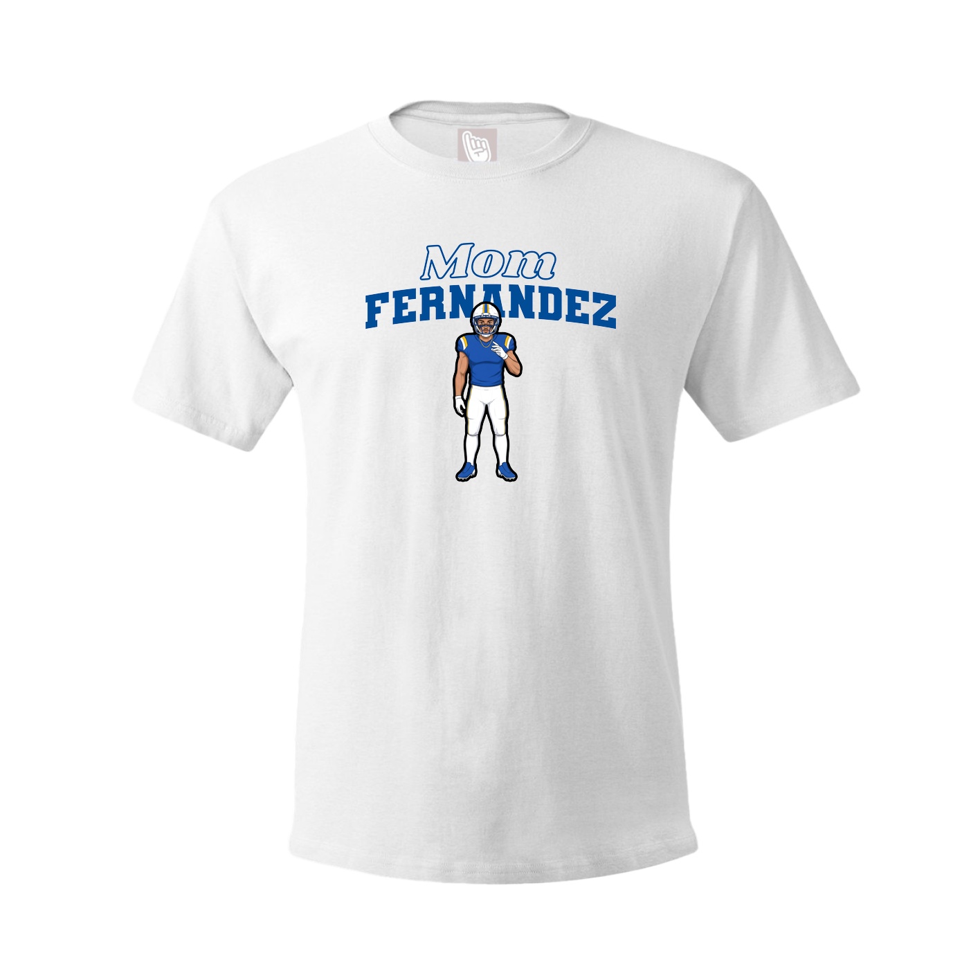 Tee — Mothers Day Block in White