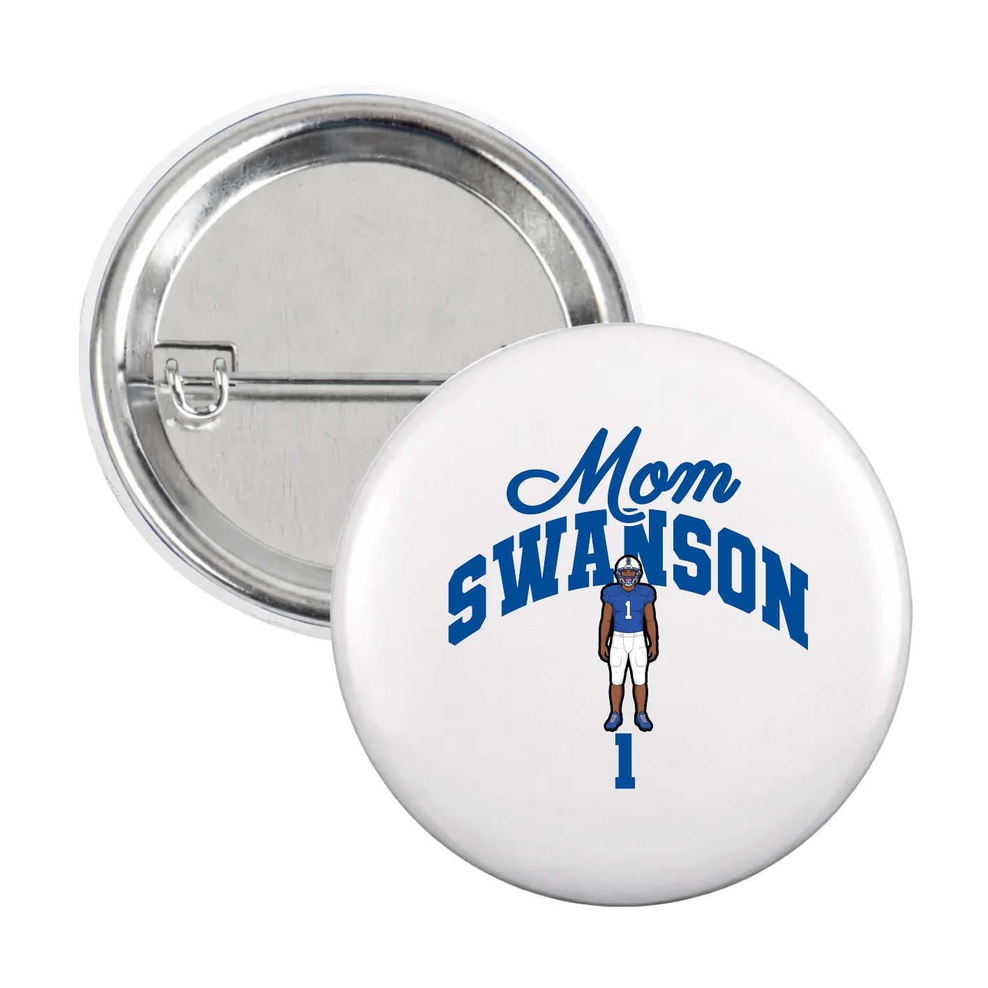 Game Day Button — Mothers Day Arch in White