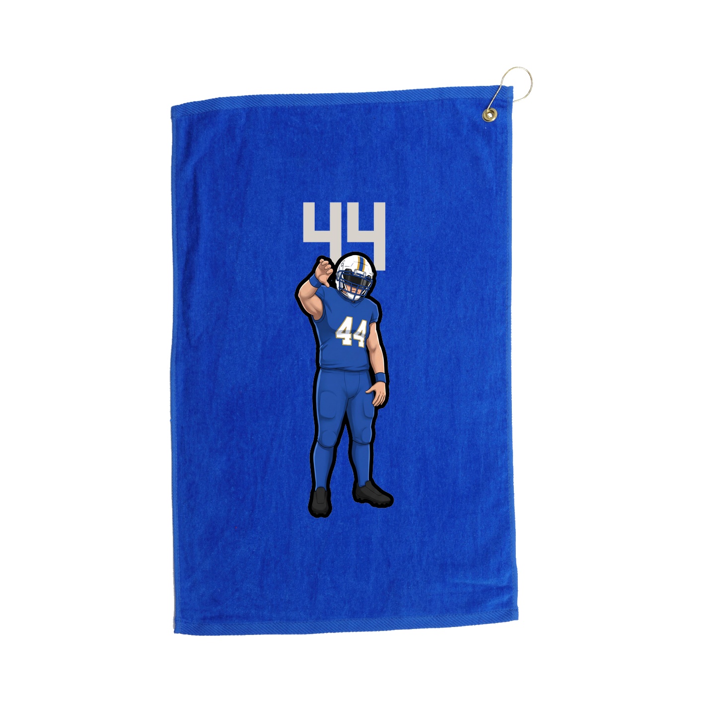 Golf Towel — Number Top in Royal