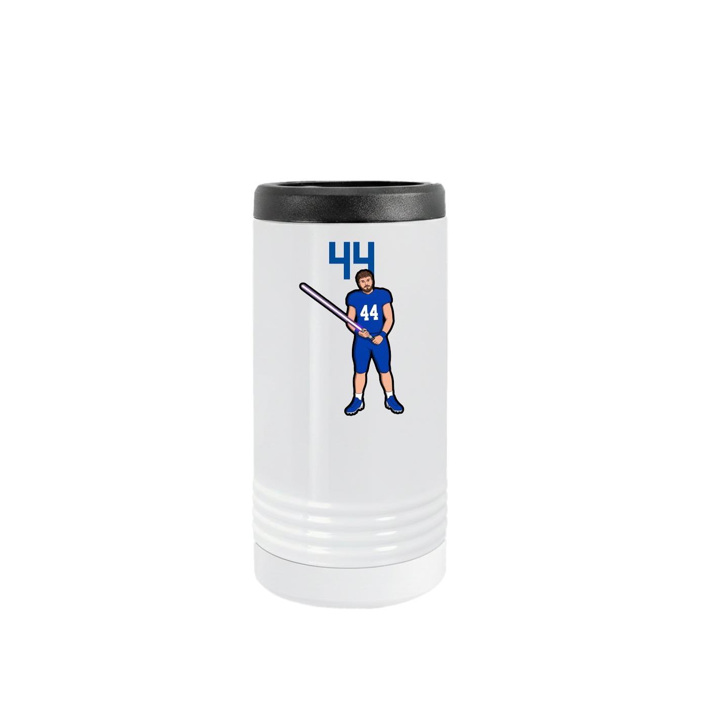 Slim Beverage Holder — Number Top in White