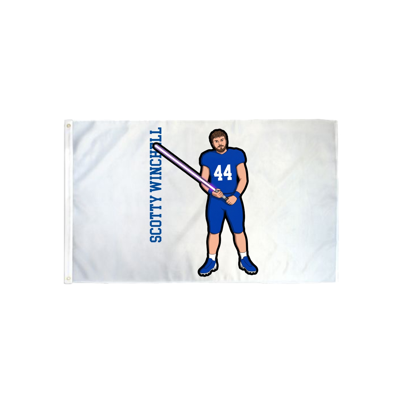 3x5 Flag — Name Vertical in Classic